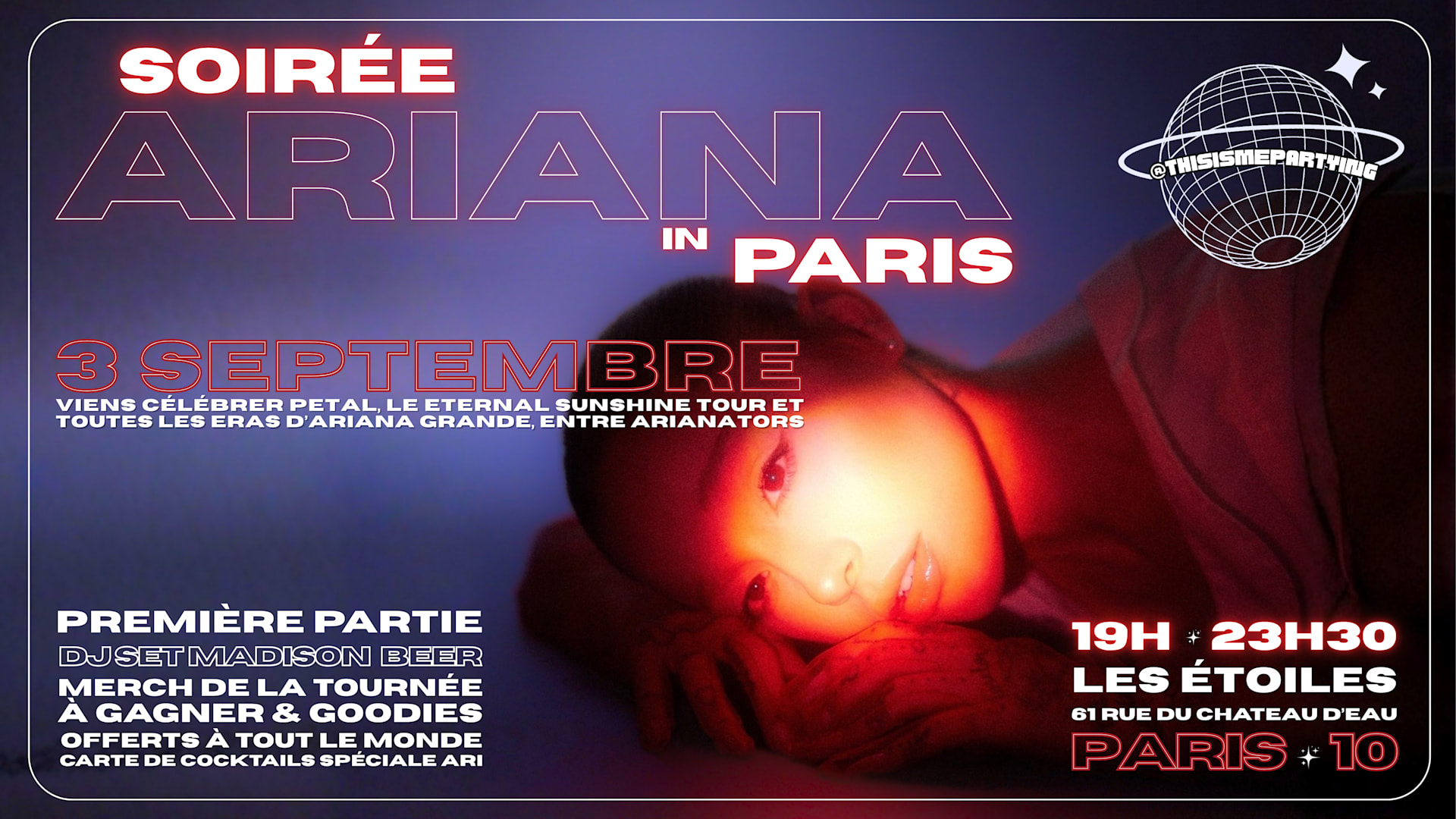 Soirée Ariana In Paris Cover