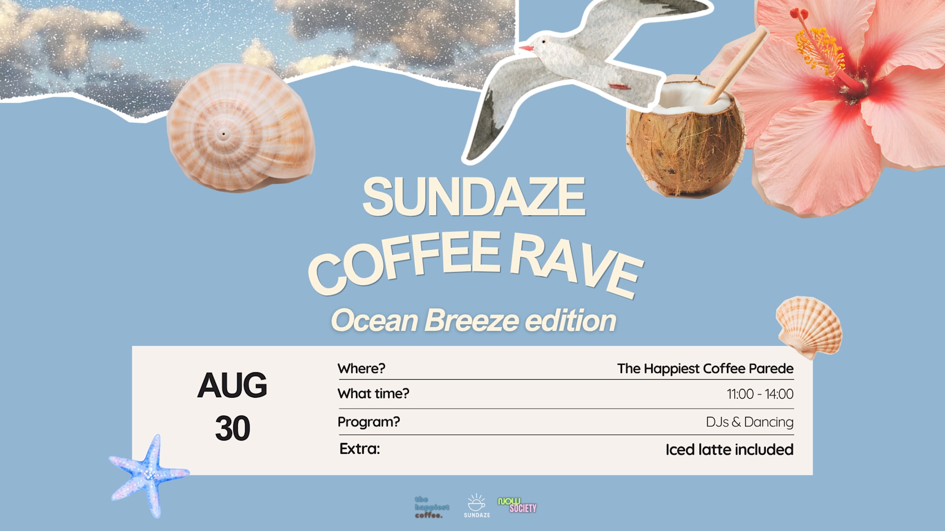 Morning Coffee Rave: Ocean Breeze Edition Cover