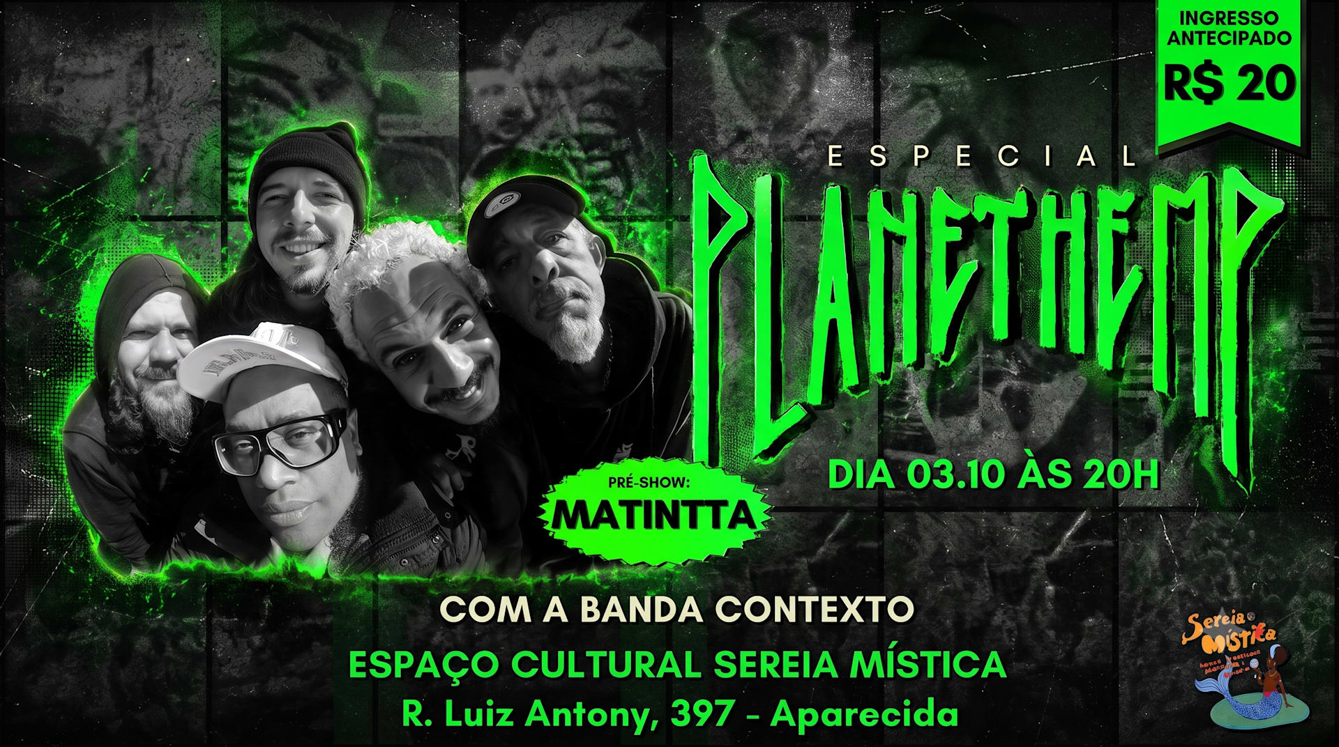 Especial Planet Hemp No Sereia Mística Cover