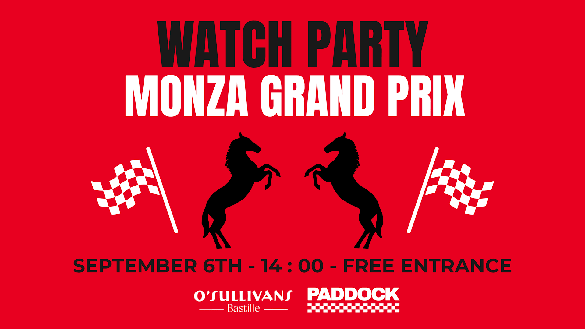 Paddock : Monza Watch Party Cover