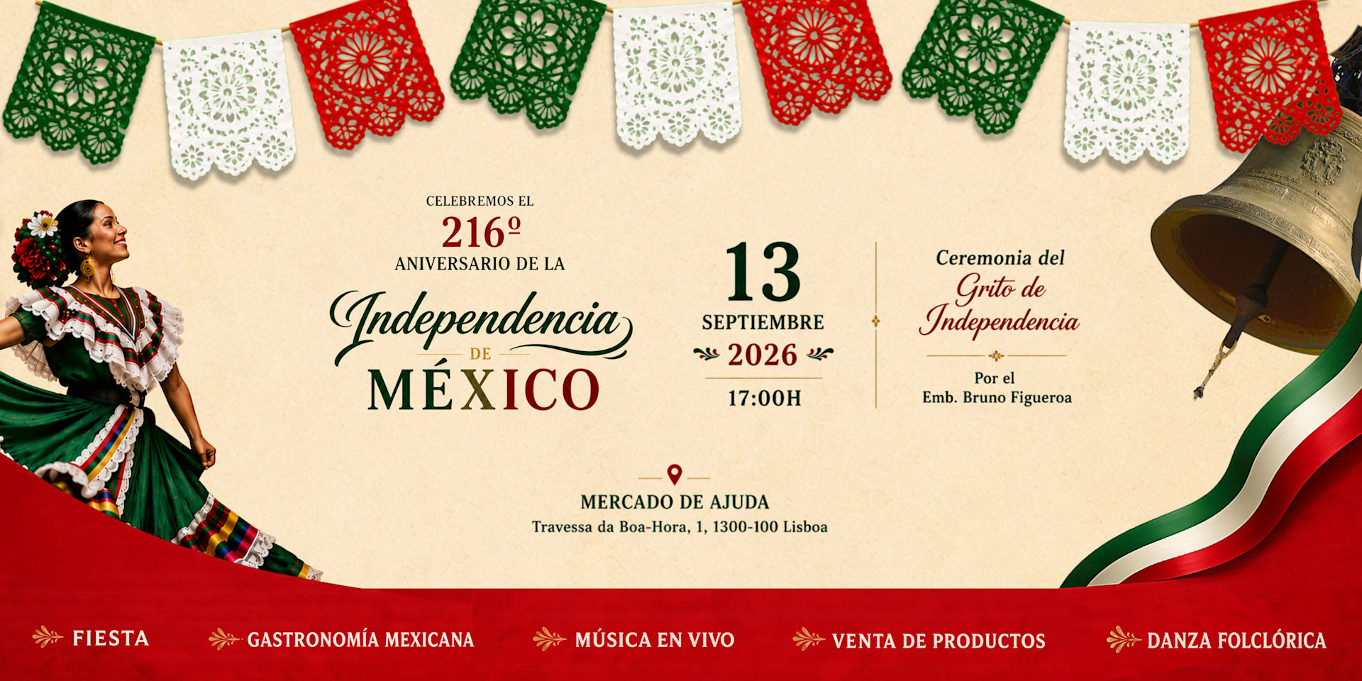 Fiesta Nacional Mexicana - Grito De Independencia 2026 Cover