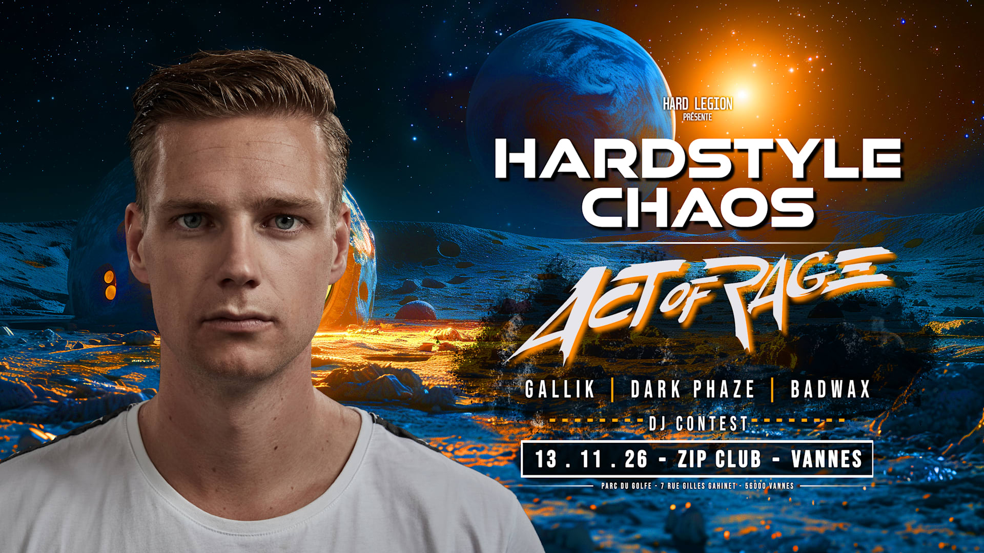 Hardstyle Chaos 2026 With Act Of Rage - Cover