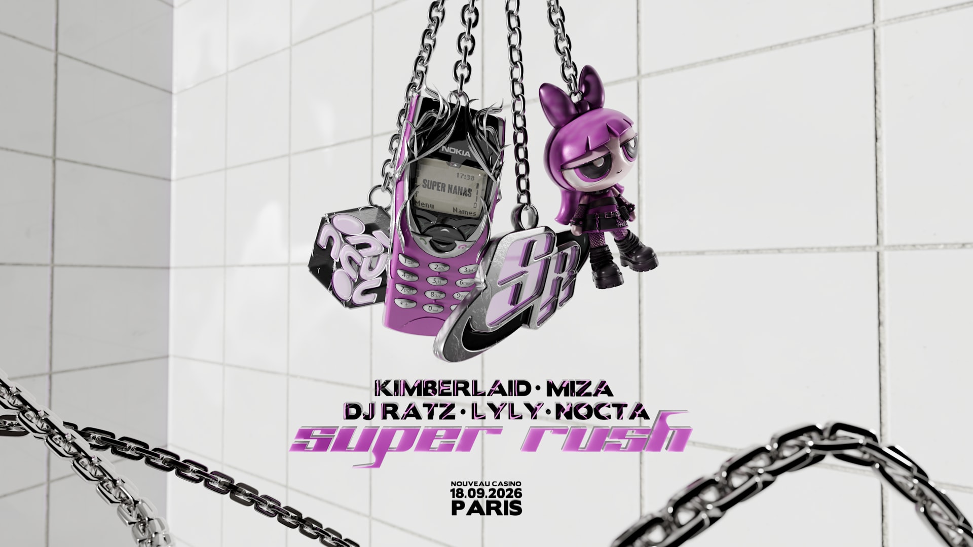 Super Nanas : Kimberlaid, Miza, Nøcta, Dj Ratz, Lyly Cover