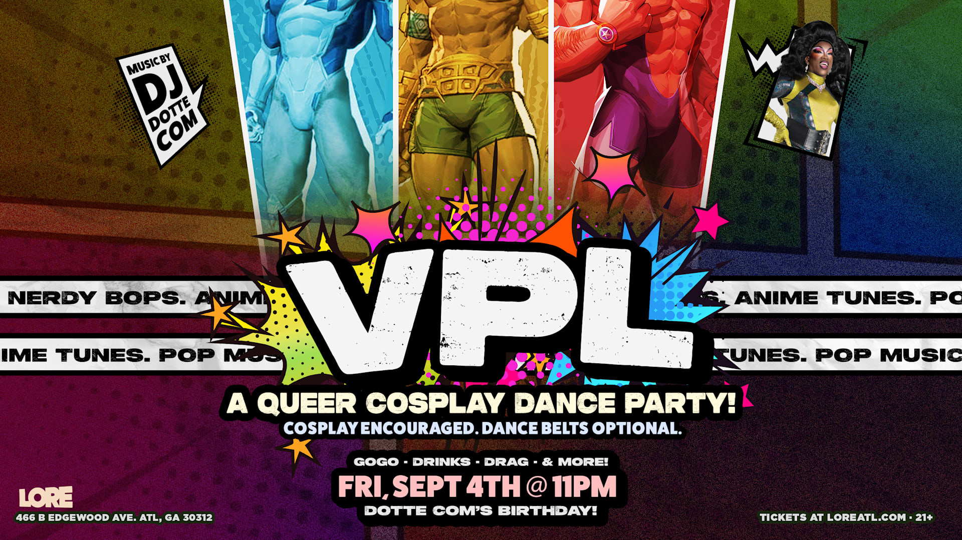 Vpl - A Queer Cosplay Dance Party Cover
