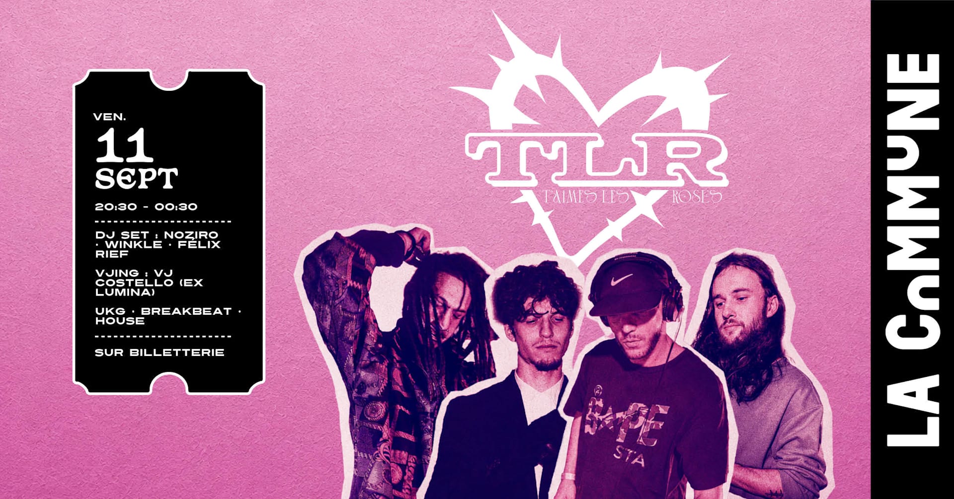 La Commune X T'aimes Les Roses Cover