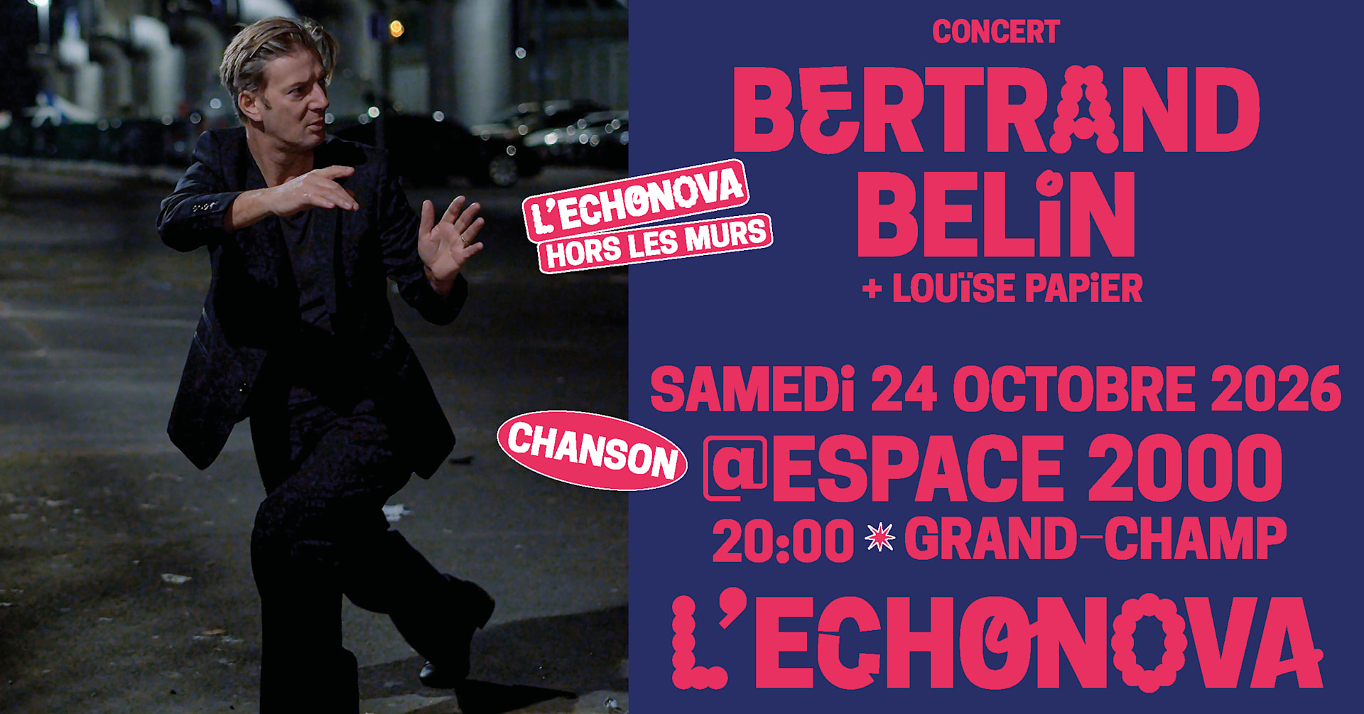 Bertrand Belin + Louïse Papier Cover