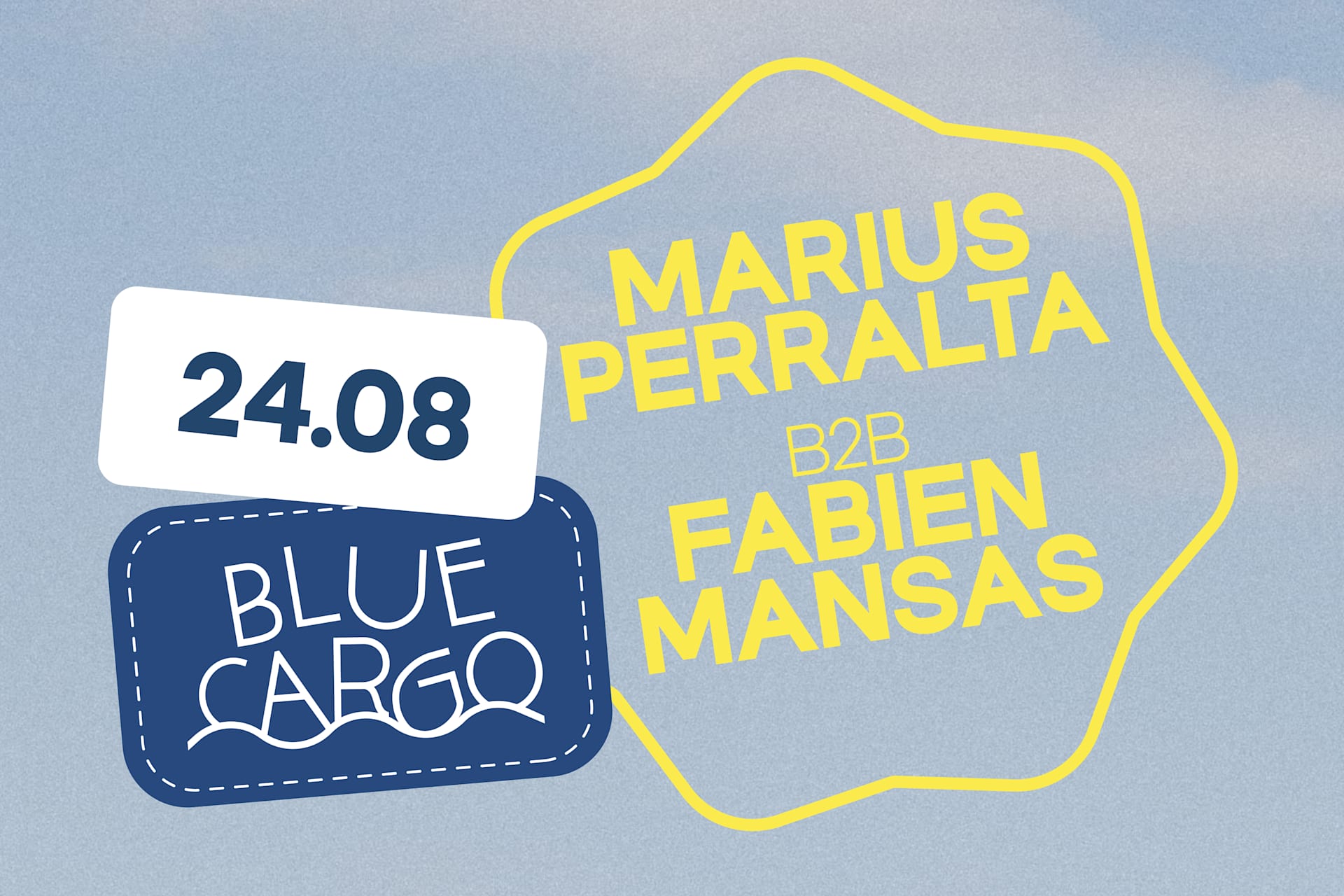 Le Blue Cargo Invite Marius Perralta B2b Fabien Mansas Cover