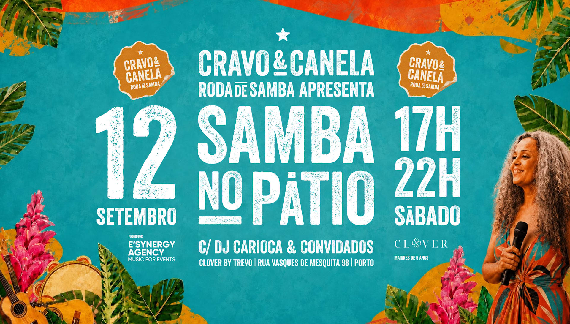 Cravo & Canela Roda De Samba - 12 Set "Samba No Pátio" Cover