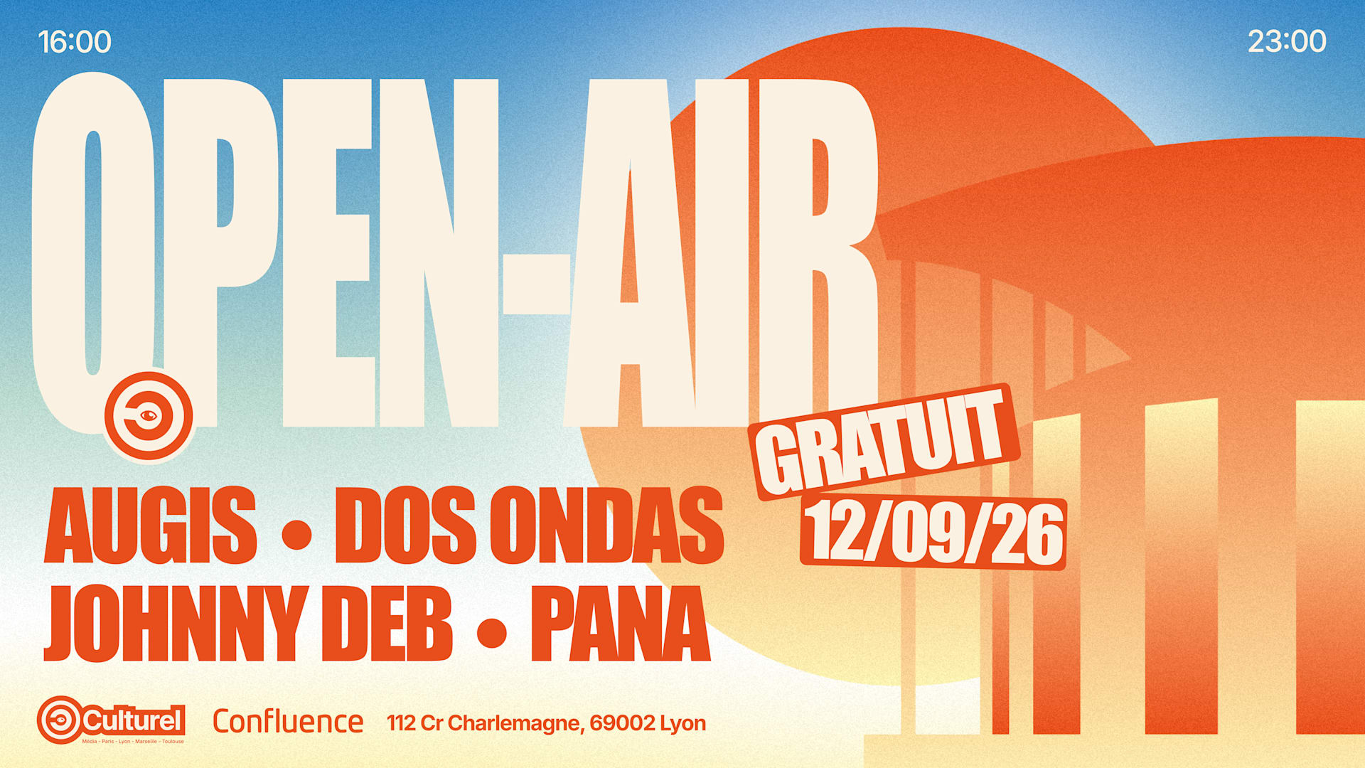 Culturel Lyon X Confluence - Open Air Cover