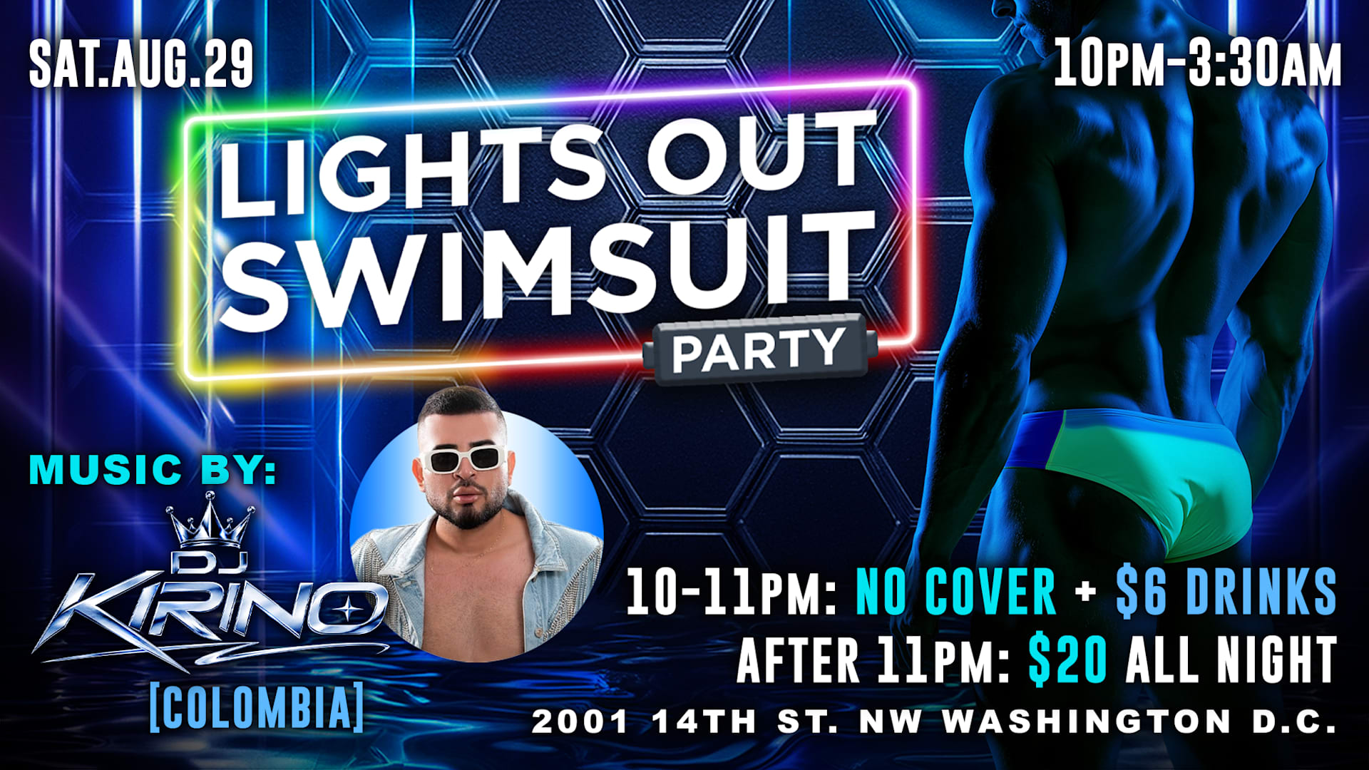 Lights Out Swim Suit Party  With Kirino (Colombia) Cover