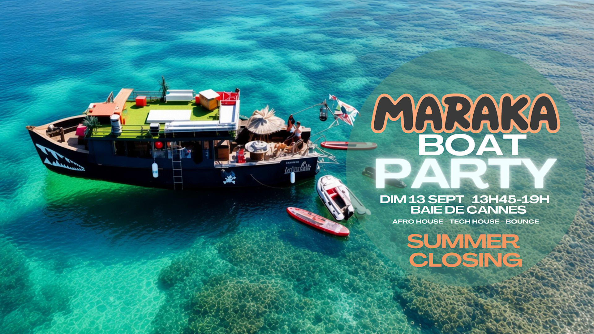 Maraka Boat Party - Summer Closing Cover