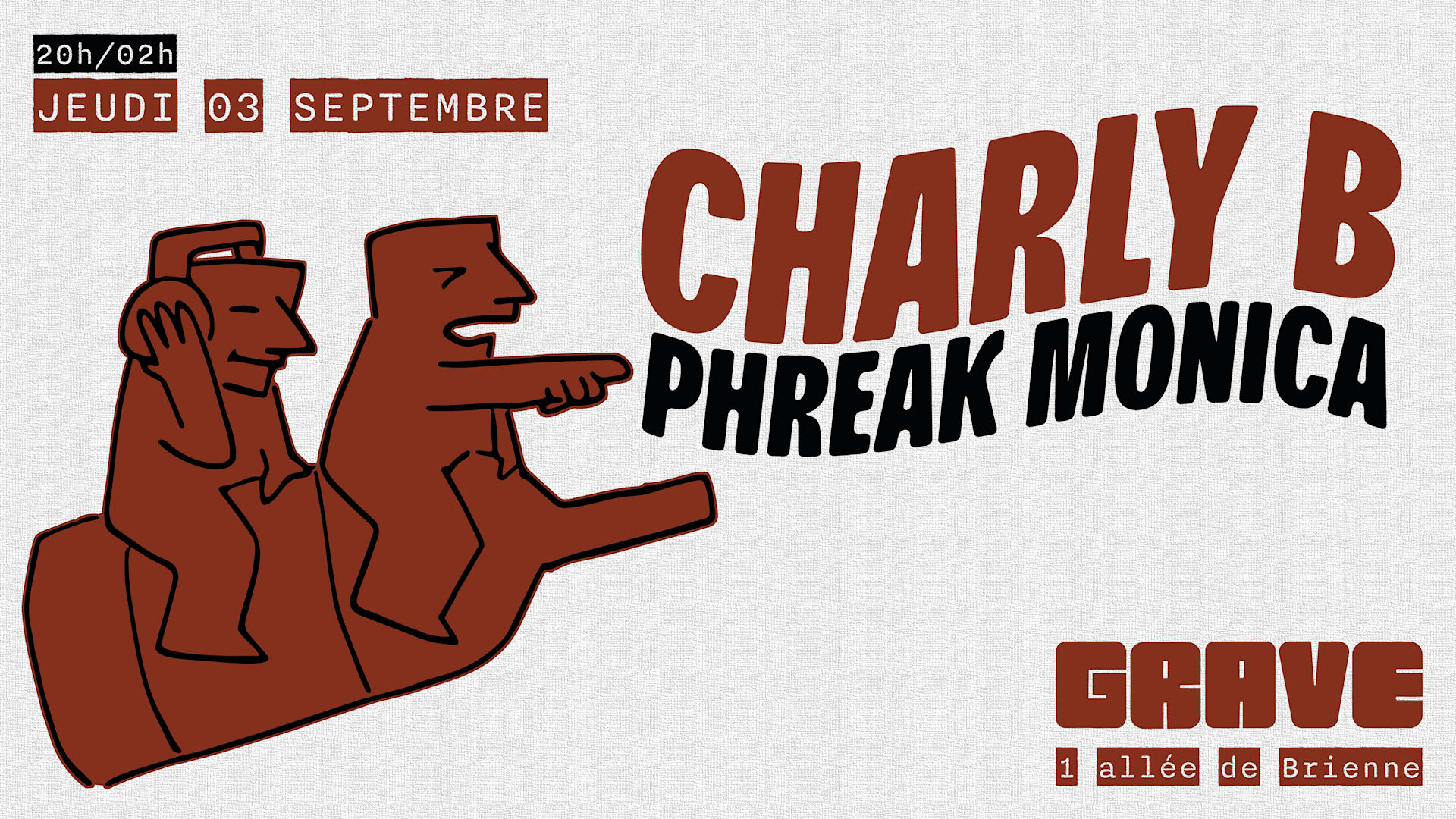 Phreak Monica & Charly B Chez Grave Cover