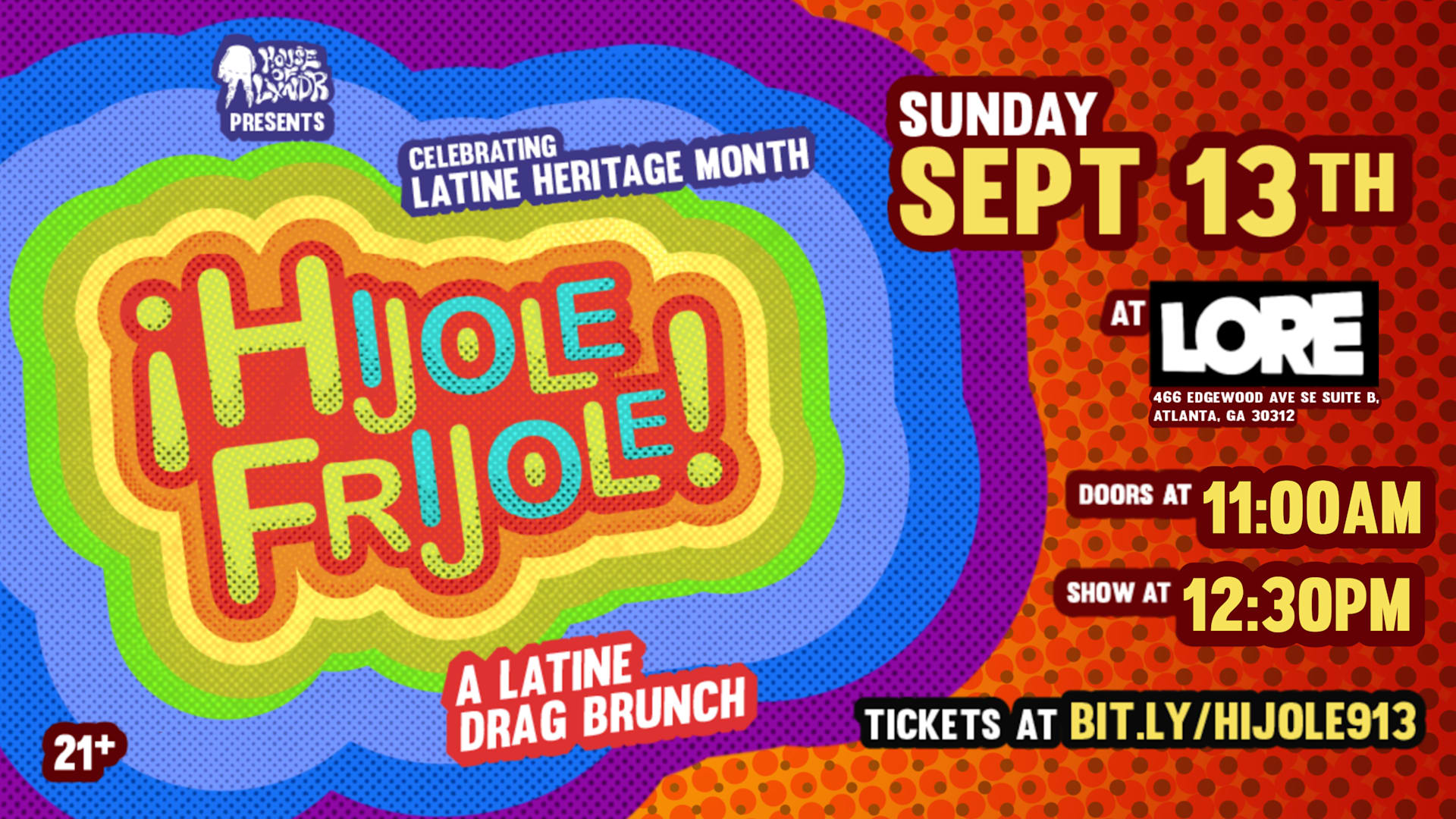 Hijole Frijole: A Latine Drag Brunch Cover