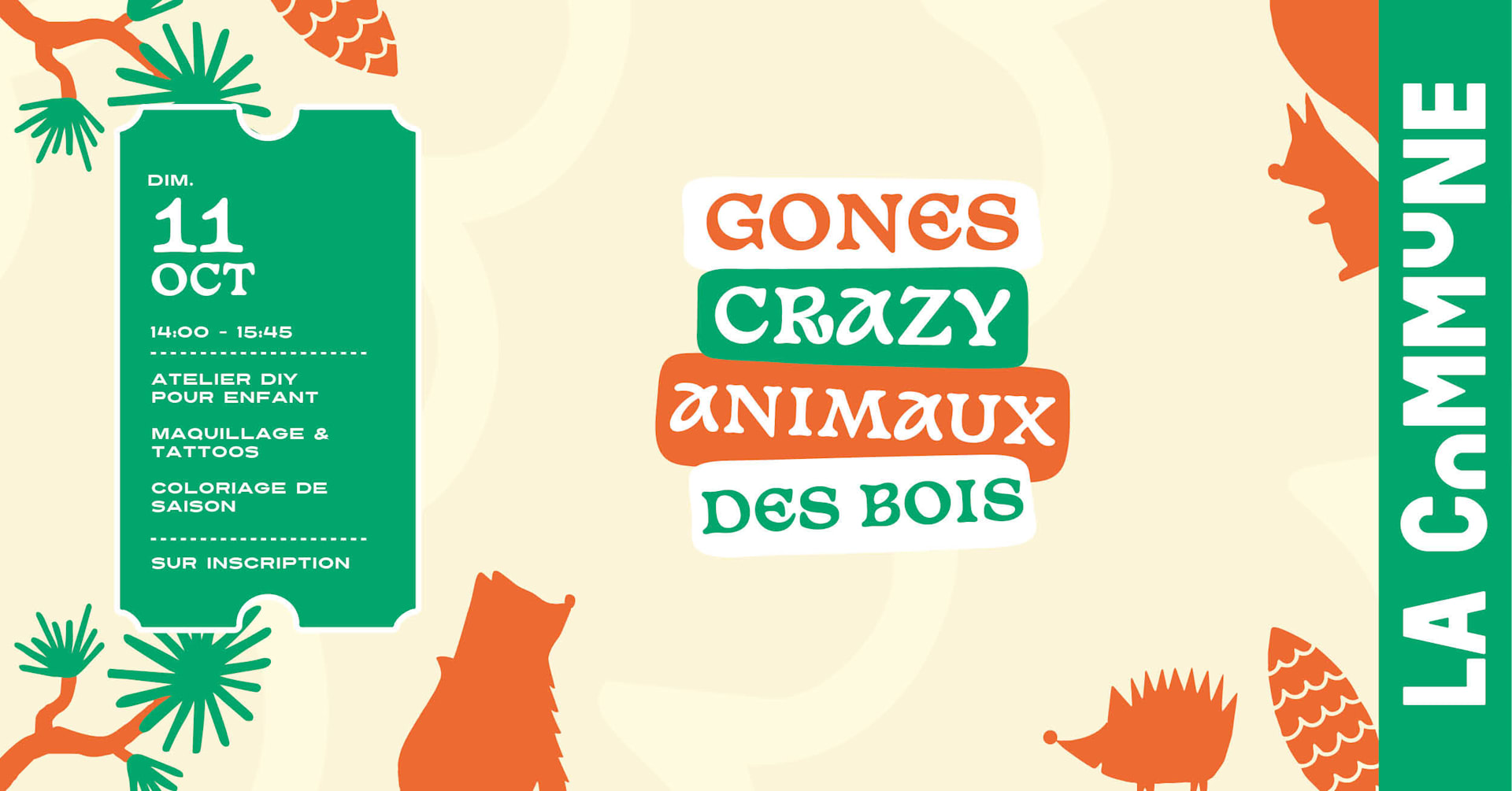 Gones Crazy - Animaux Des Bois Cover