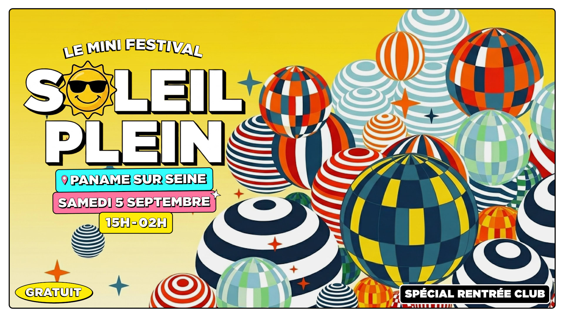Mini Festival Soleil Plein : « La Rentrée Des Clubs » Cover