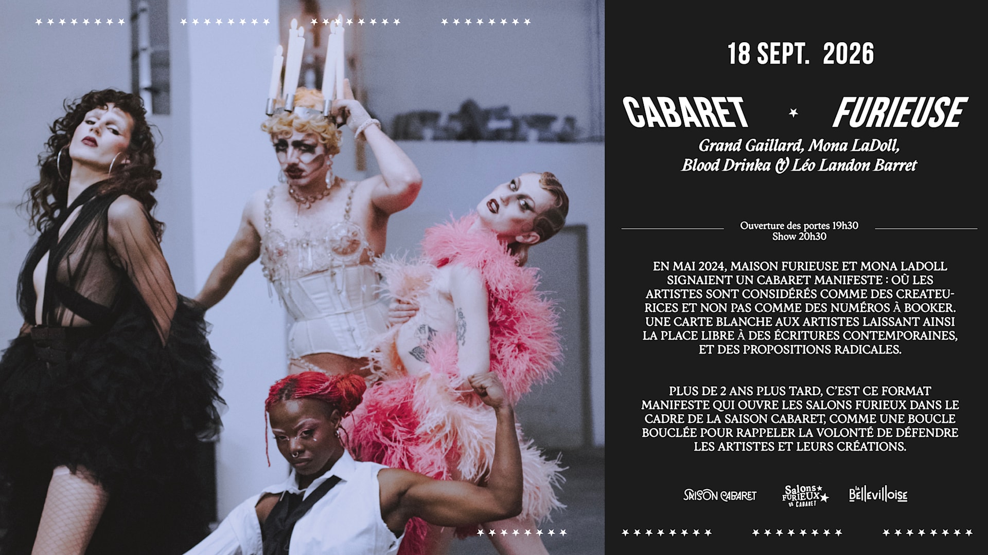 Cabaret Furieuse | 18.09.26 Cover