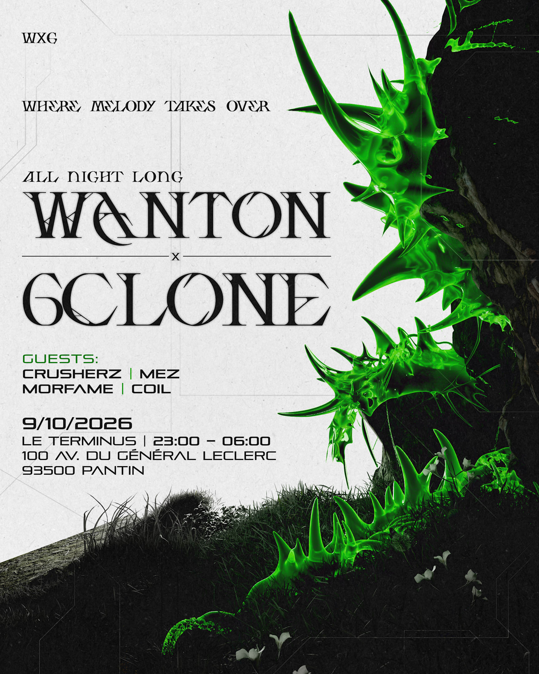 Wanton X 6cløne All Night Long Cover