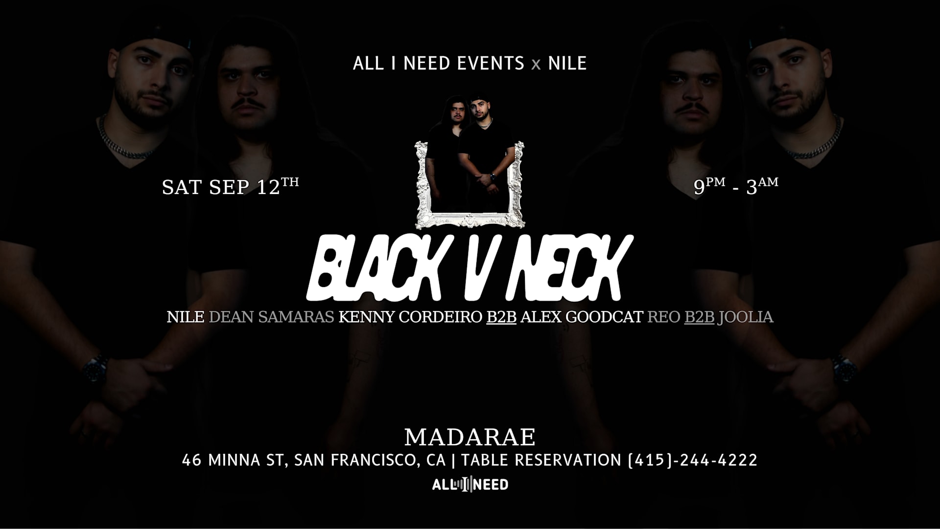 Black V Neck (Tech House & Latin House) At Madarae Cover