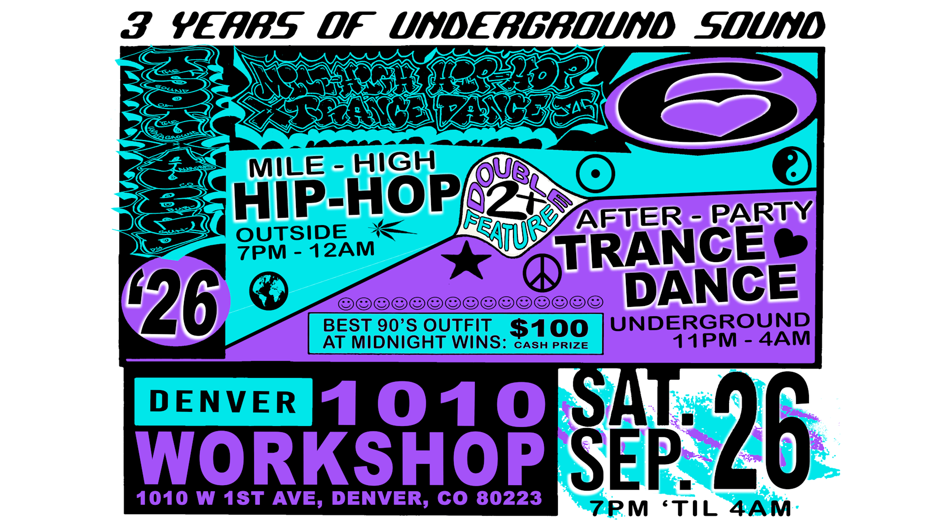 Mile High Hip Hop X Trance Dance! 6 | Double Feature Cover