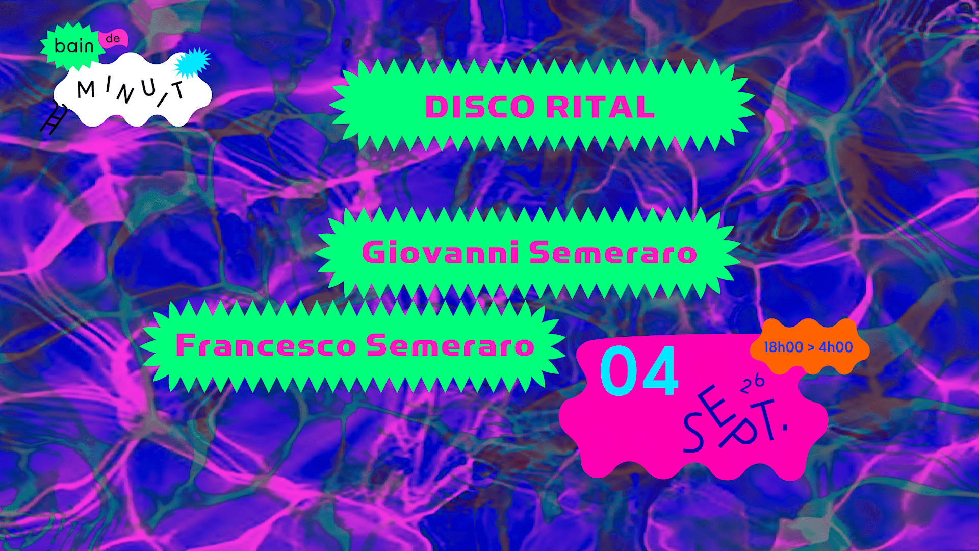 Bain De Minuit : Disco Rital Cover