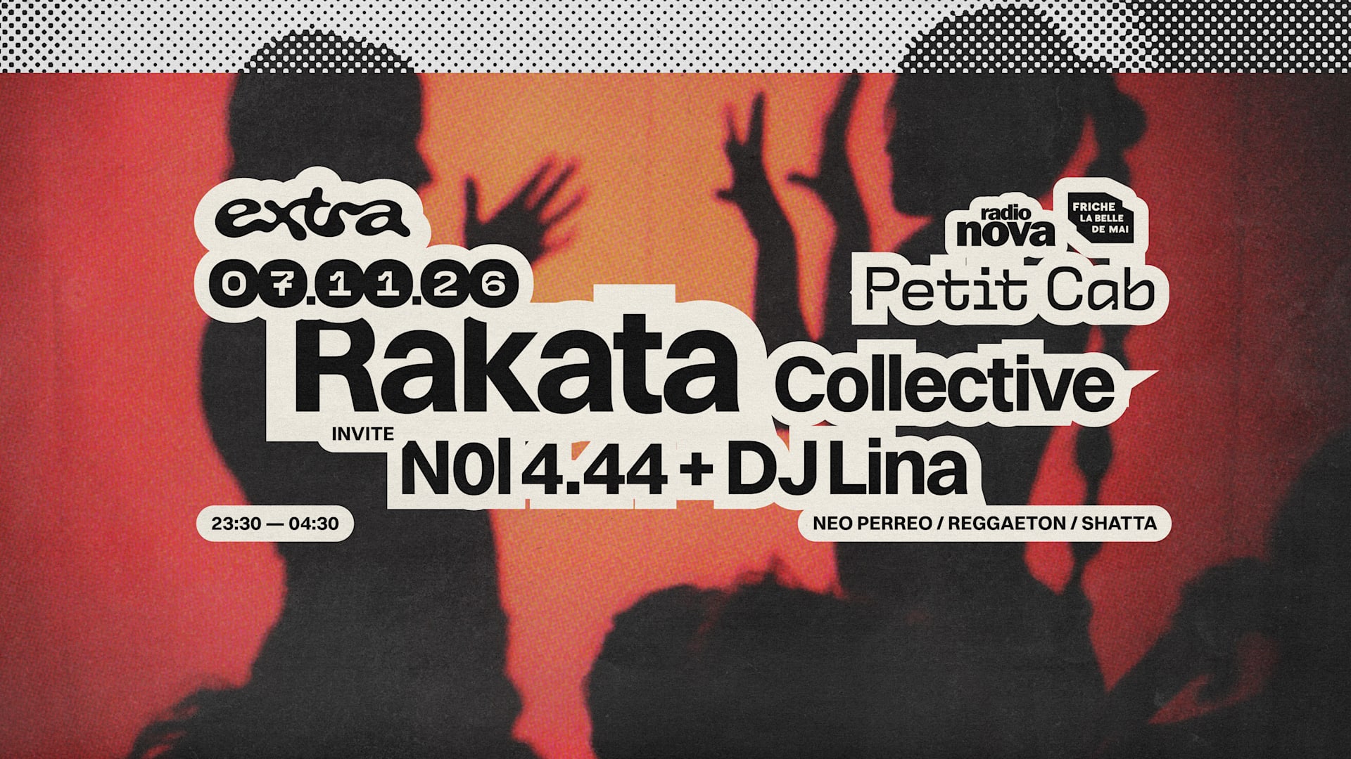 Rakata Invite N0l 4.44 + Dj Lina @ Petit Cab Cover