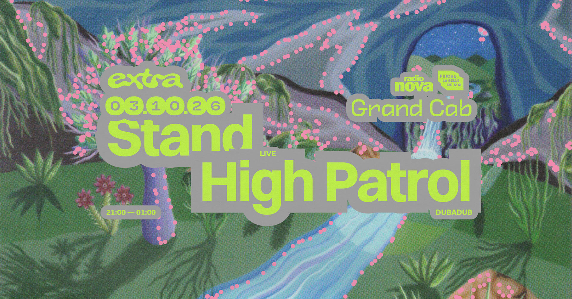 Stand High Patrol + Marina P & The Radiators @ Grand Cab Cover