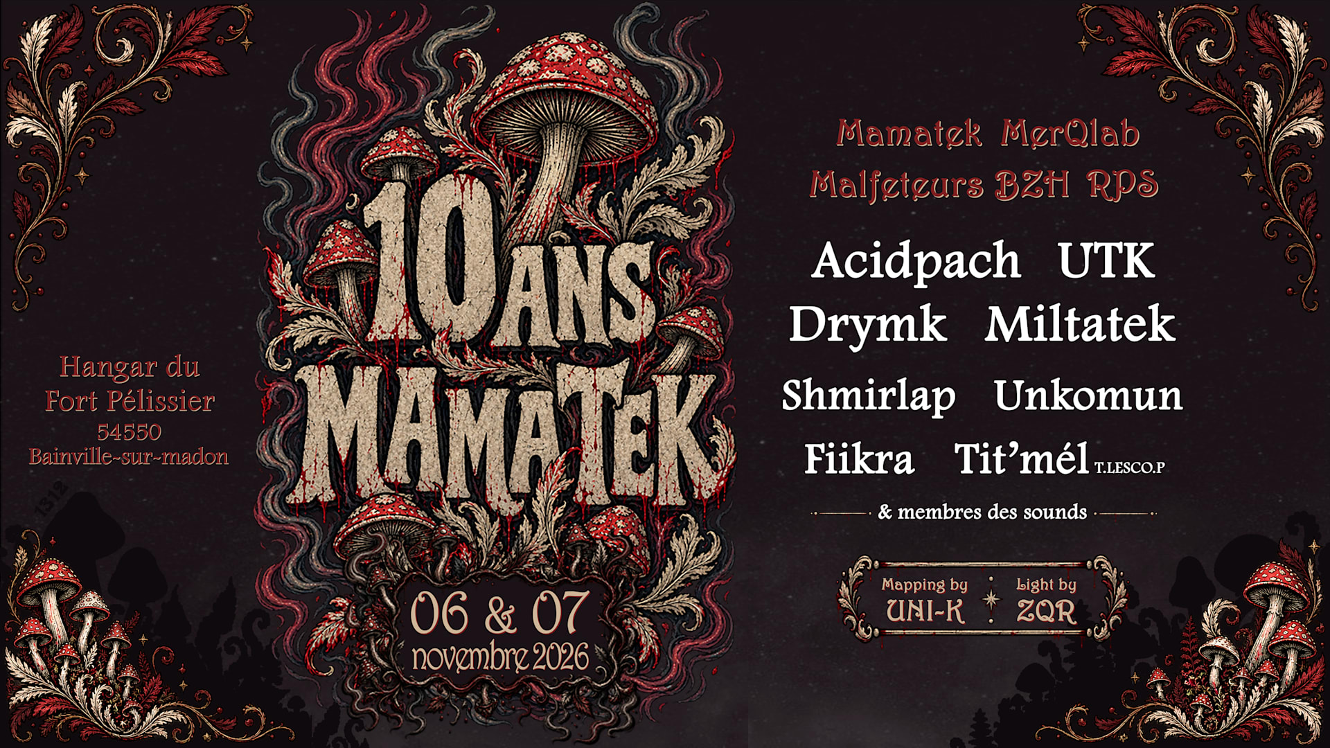 10 Ans Mamatek - Ft Merqlab/Malfeteurs Bzh/Rps Cover
