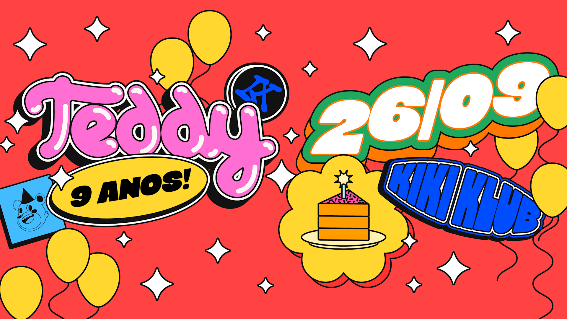 Teddyversário De 9 Anos Cover