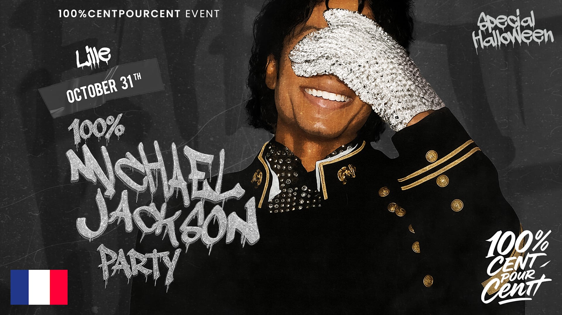 100% Michael Jackson Party In Lille !! (Special Halloween) Cover
