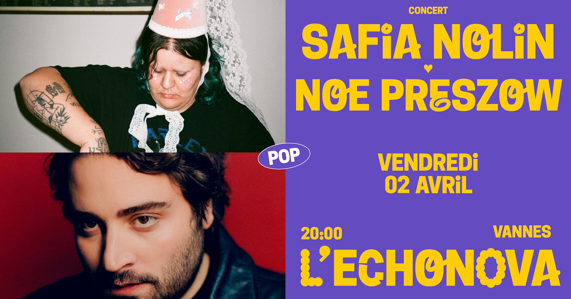 Safia Nolin + Noe Preszow Cover