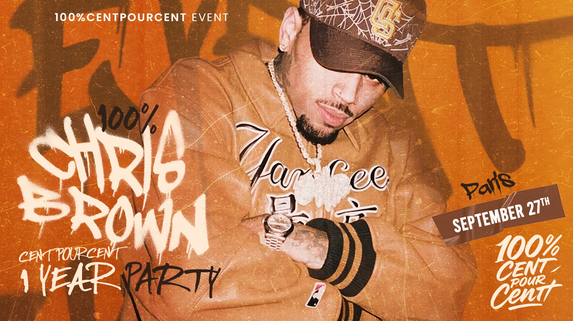 100% Chris Brown Party !! (Special Centpourcent 1 Year !!) Cover