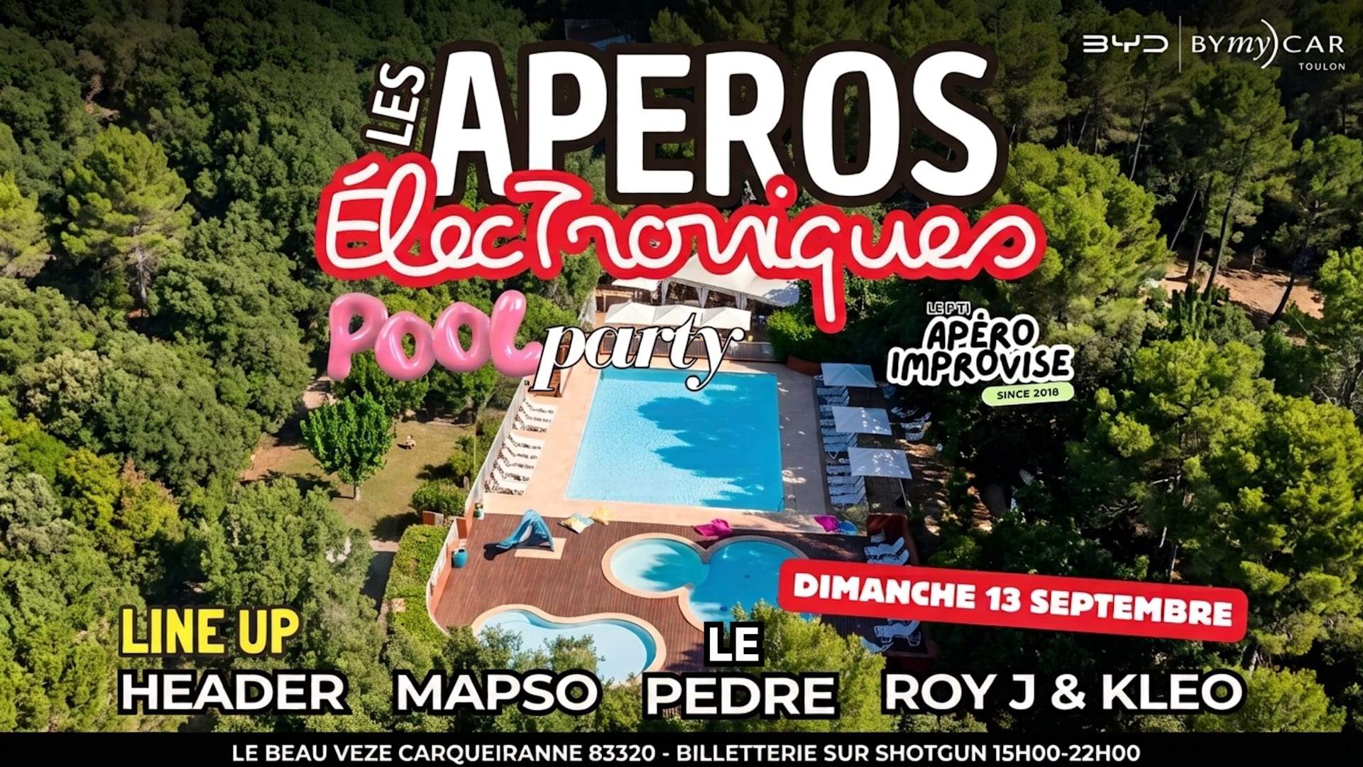 Les Apéros Électroniques Pool Party Cover
