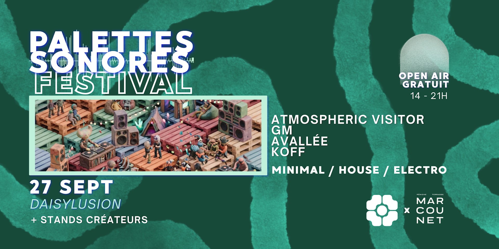 Palettes Sonores Festival - Daisylusion Cover
