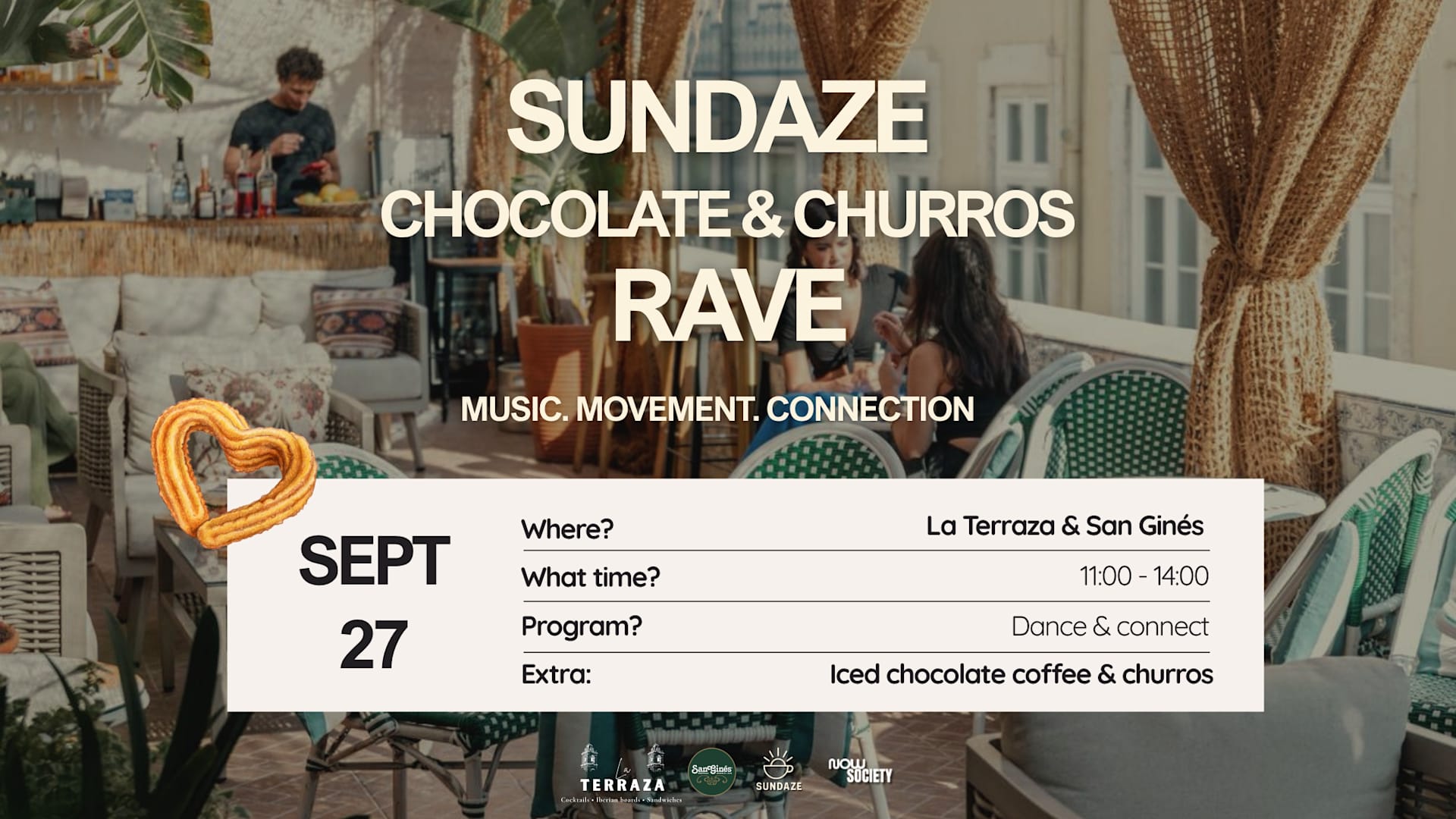 Sundaze Chocolate & Churros Rave Cover