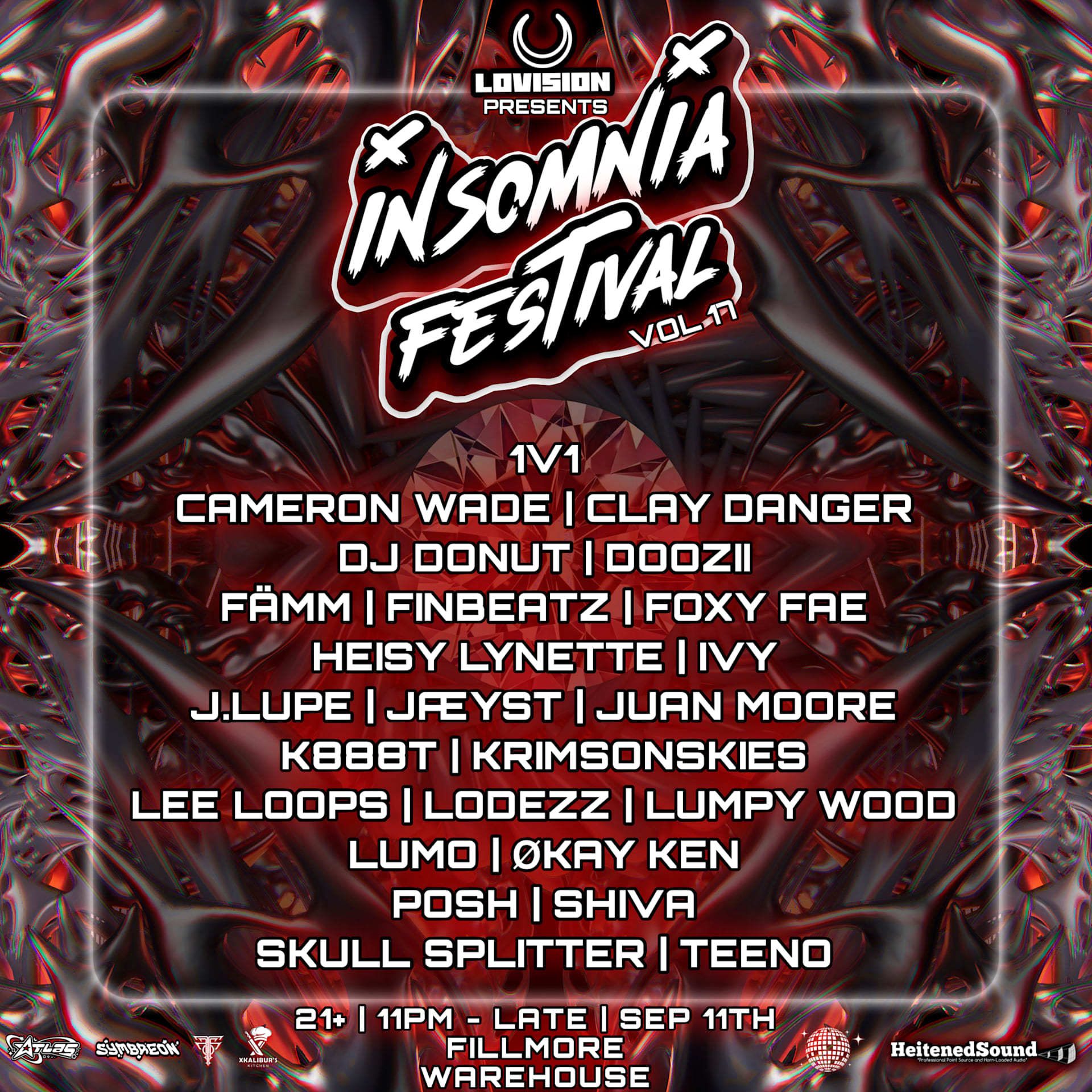 Lovision Presents - Insomnia Festival Vol 17 Cover