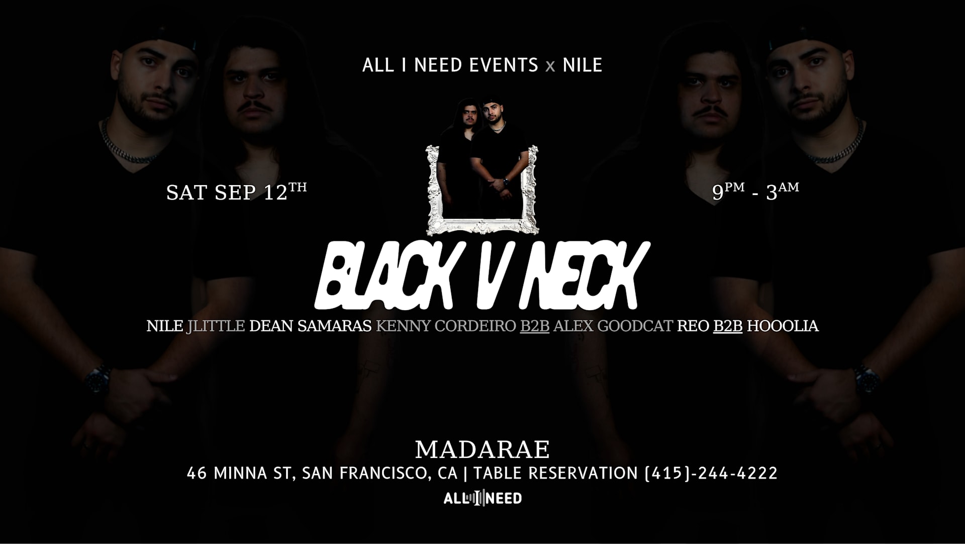 Black V Neck (Tech House & Latin House) At Madarae Cover