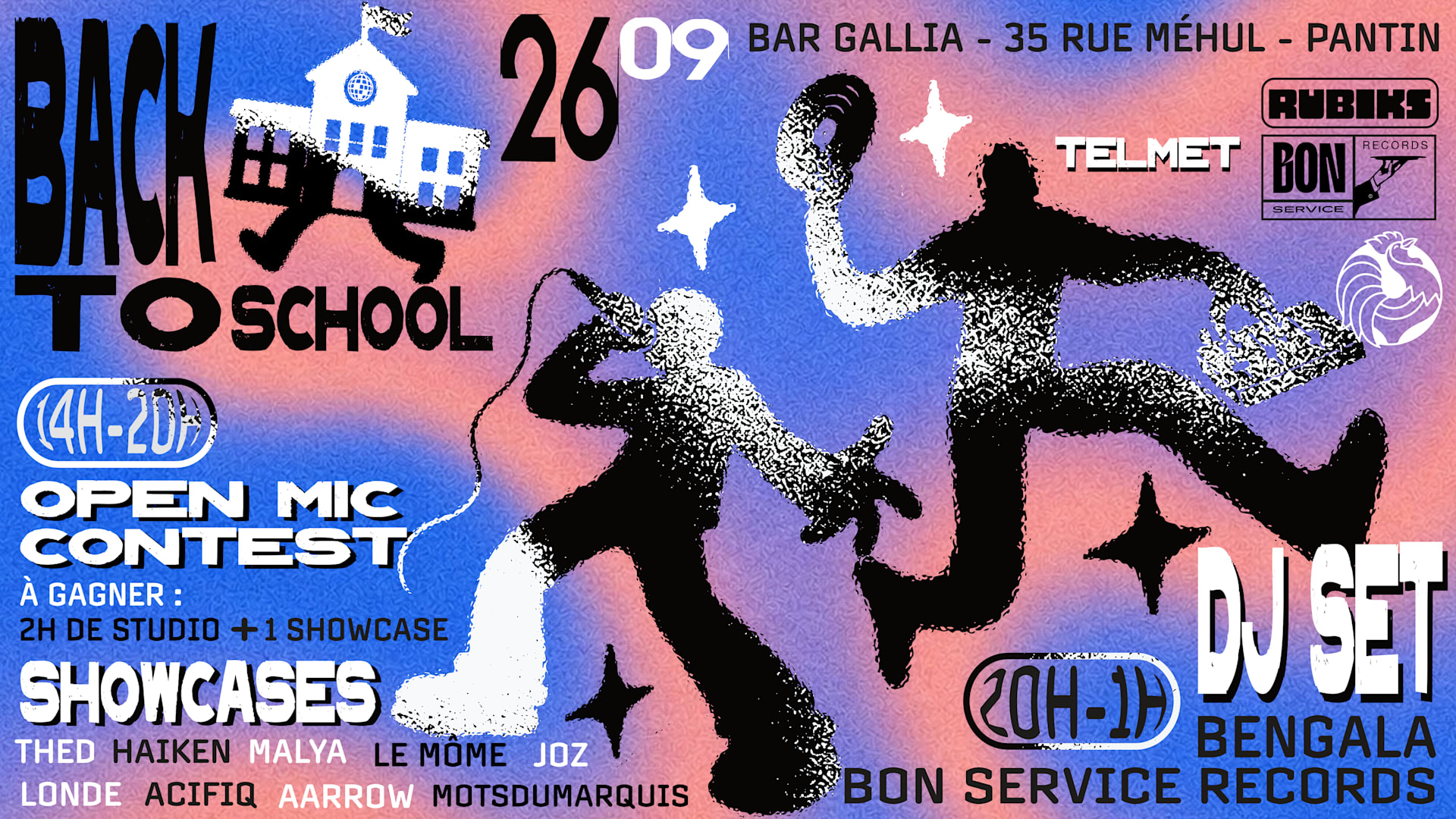Back To School - Bon Service Records Cover