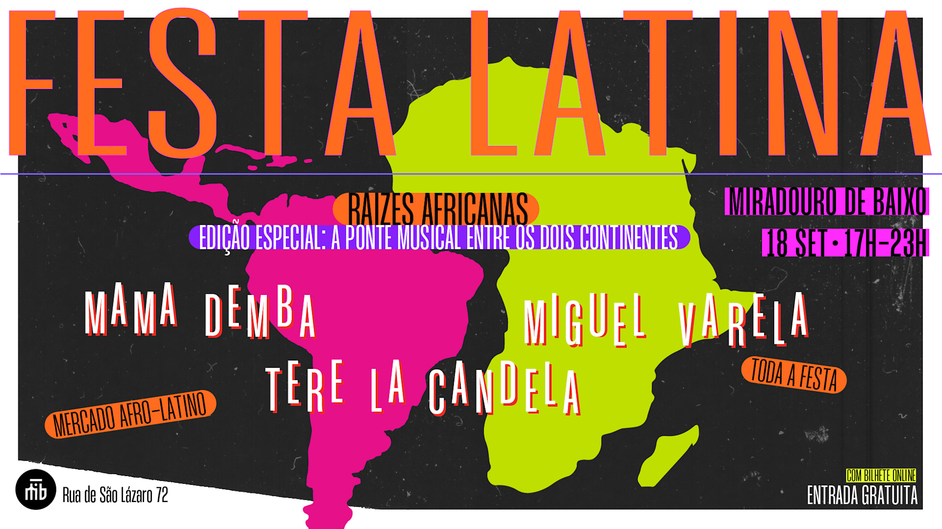 Festa Latina Raízes Africanas Cover