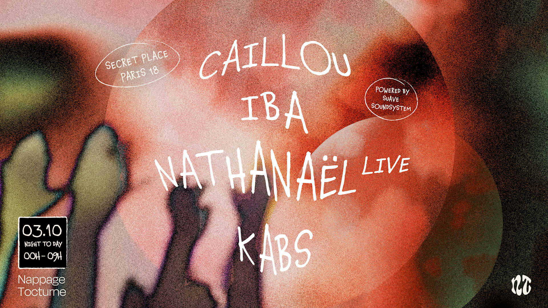 Nappage Tocturne | Caillou, Iba, Nathanaël (Live) & Kabs Cover