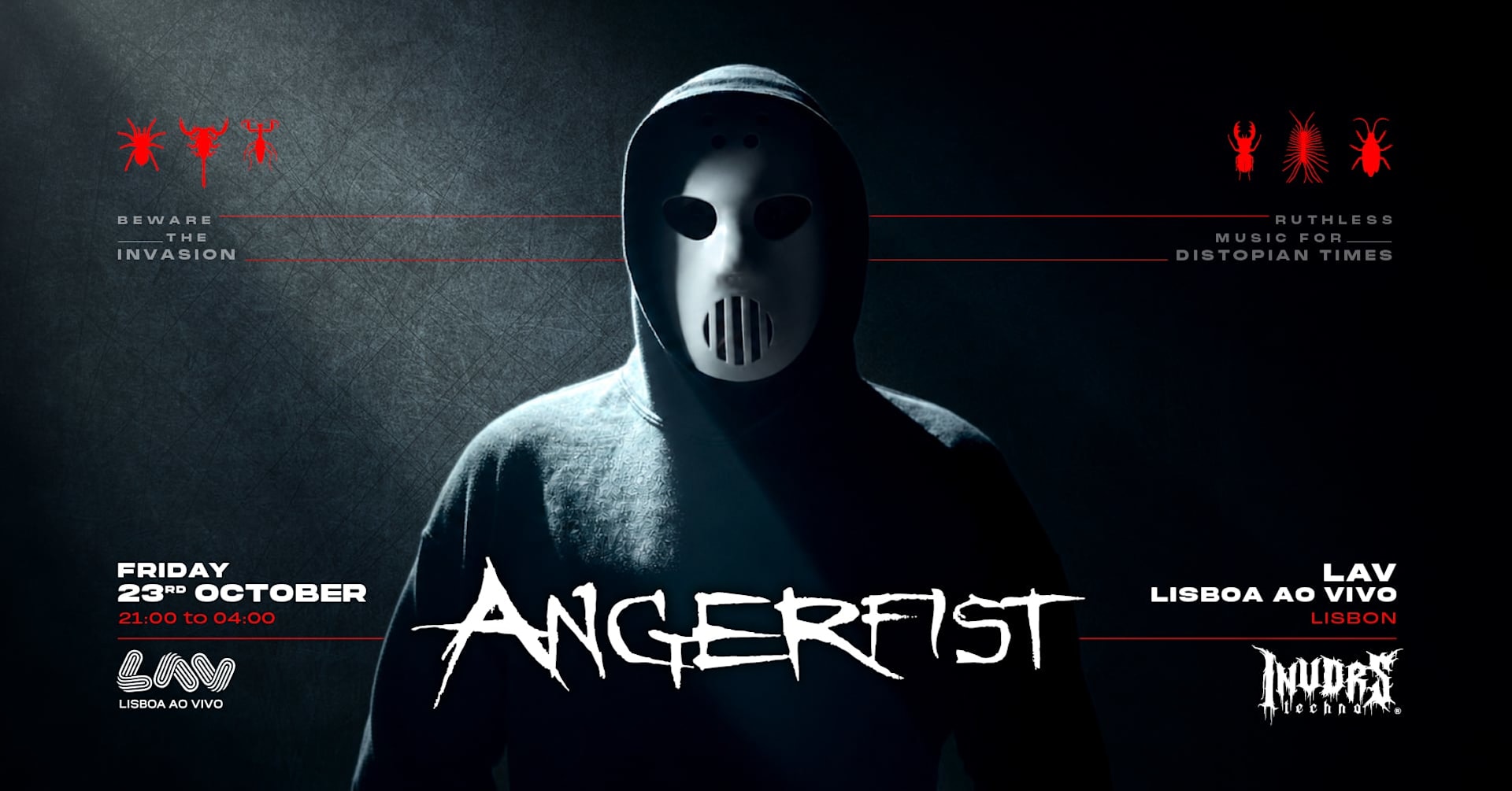 Angerfist | Lisbon 2026 Cover