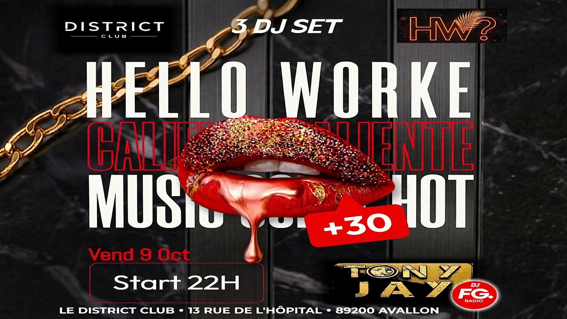 Hello Worke? S'invite Au District Club D'avallon Cover