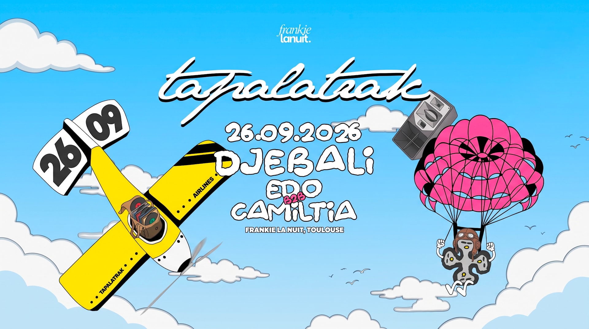 Tapalatrak Invite Djebali - Frankie La Nuit, Toulouse Cover