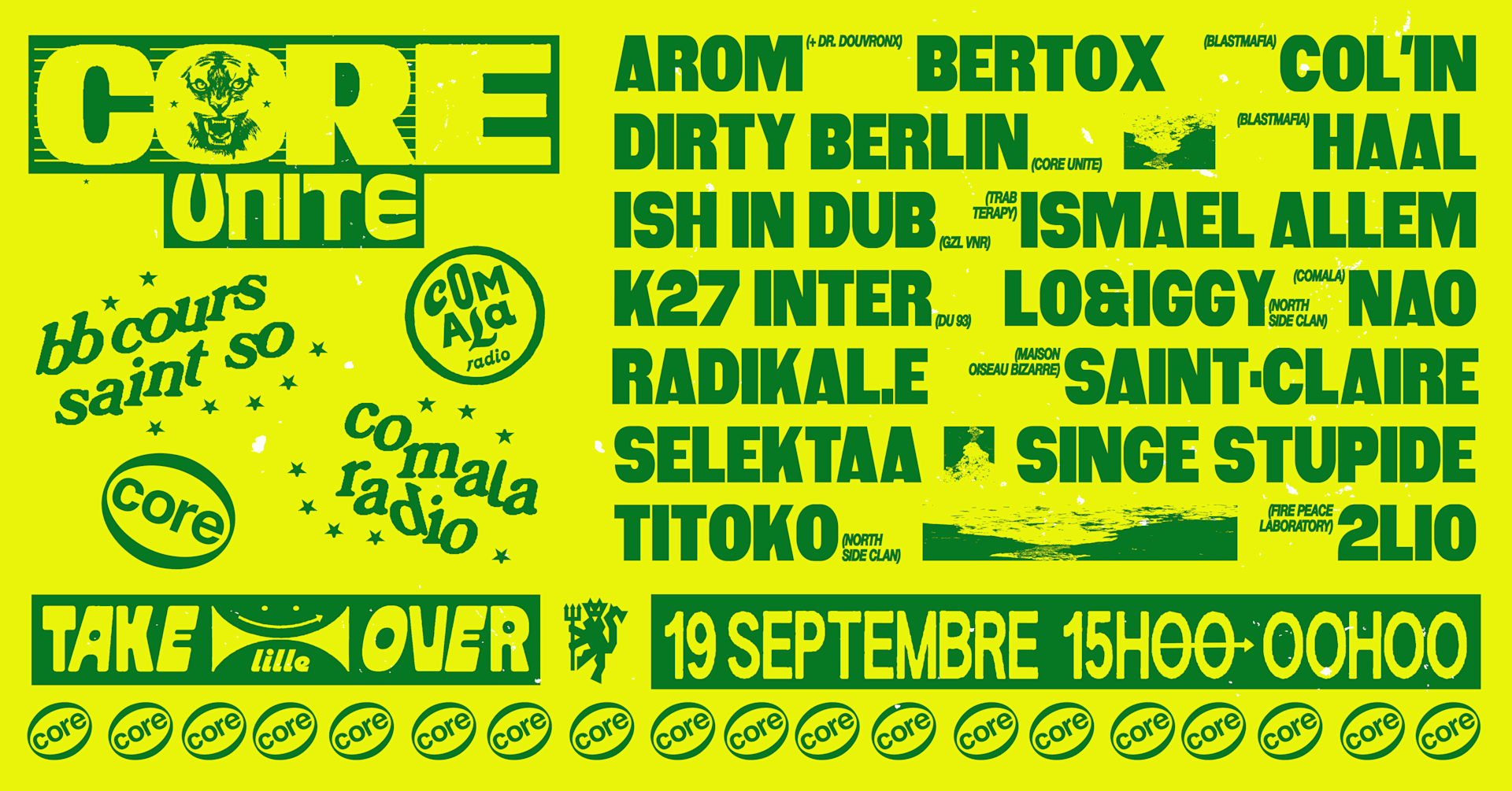 Core Unité #4 • Selektaa + Haal + K27inter + Dirty Berlin Cover