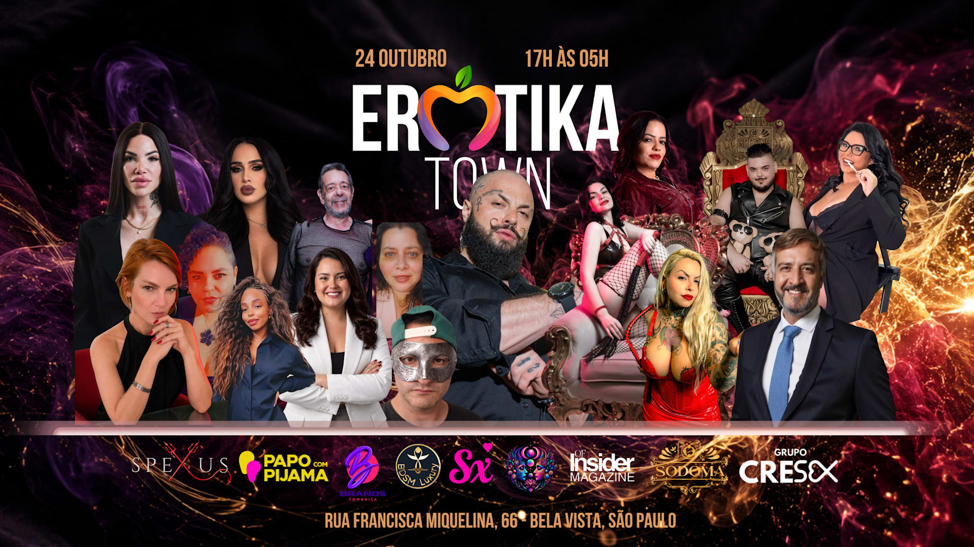 Erotika Town 2ª Edição | 12h De Festival Cover