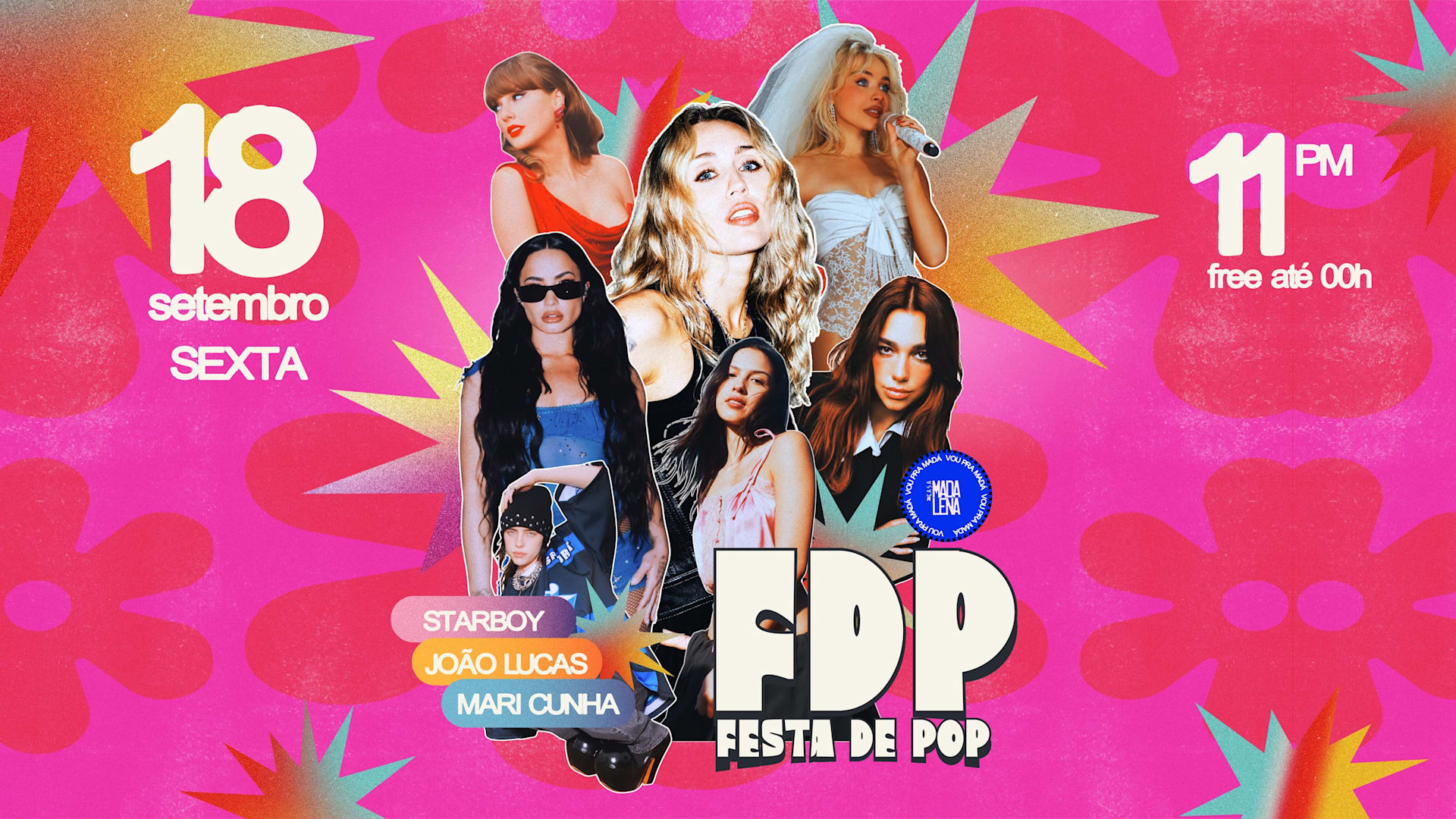 F.D.P. | Festa De Pop | Sexta | Setembro Cover