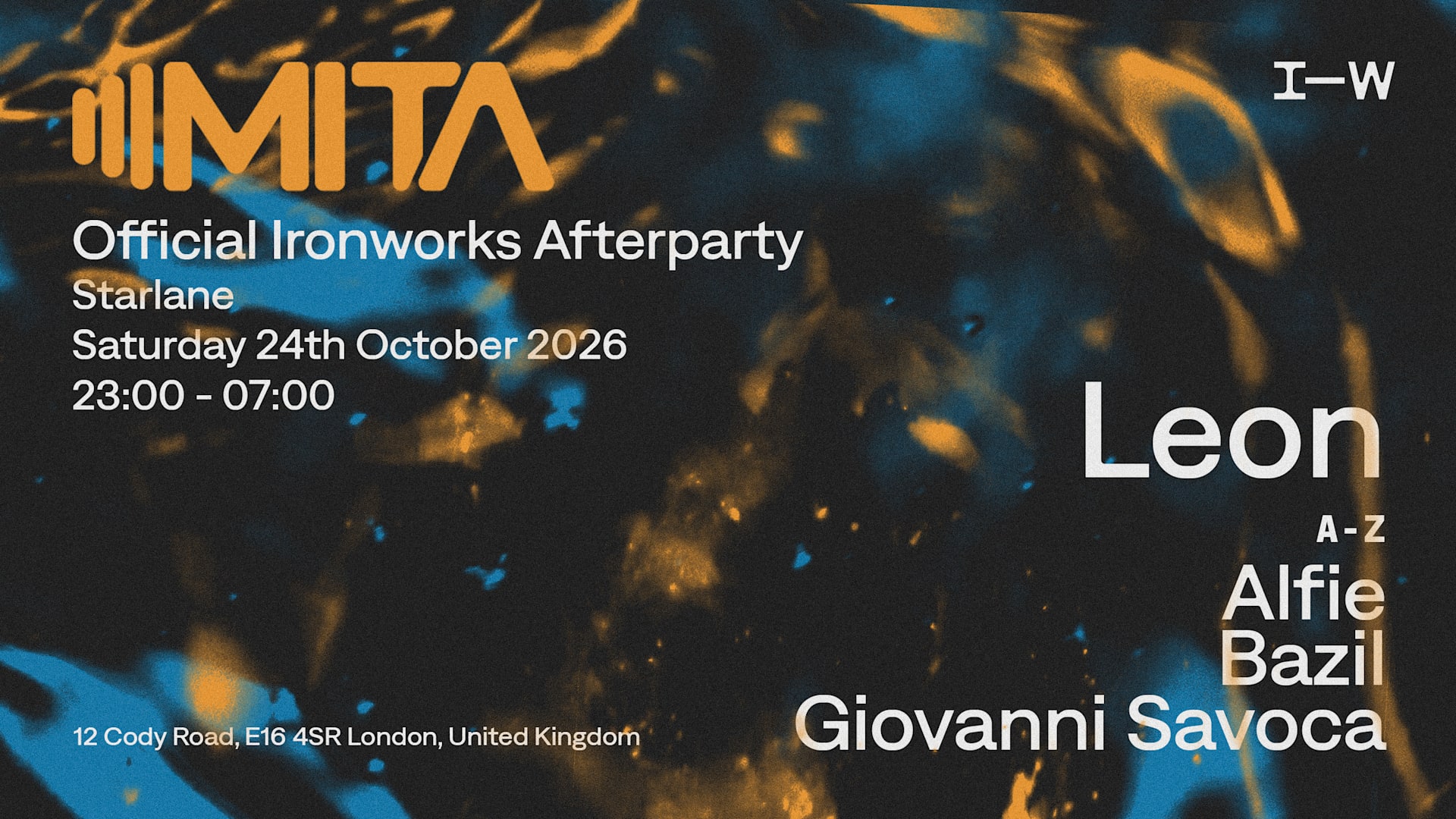 Mita Magazine Presents Ironworks Afterparty @Starlane Cover