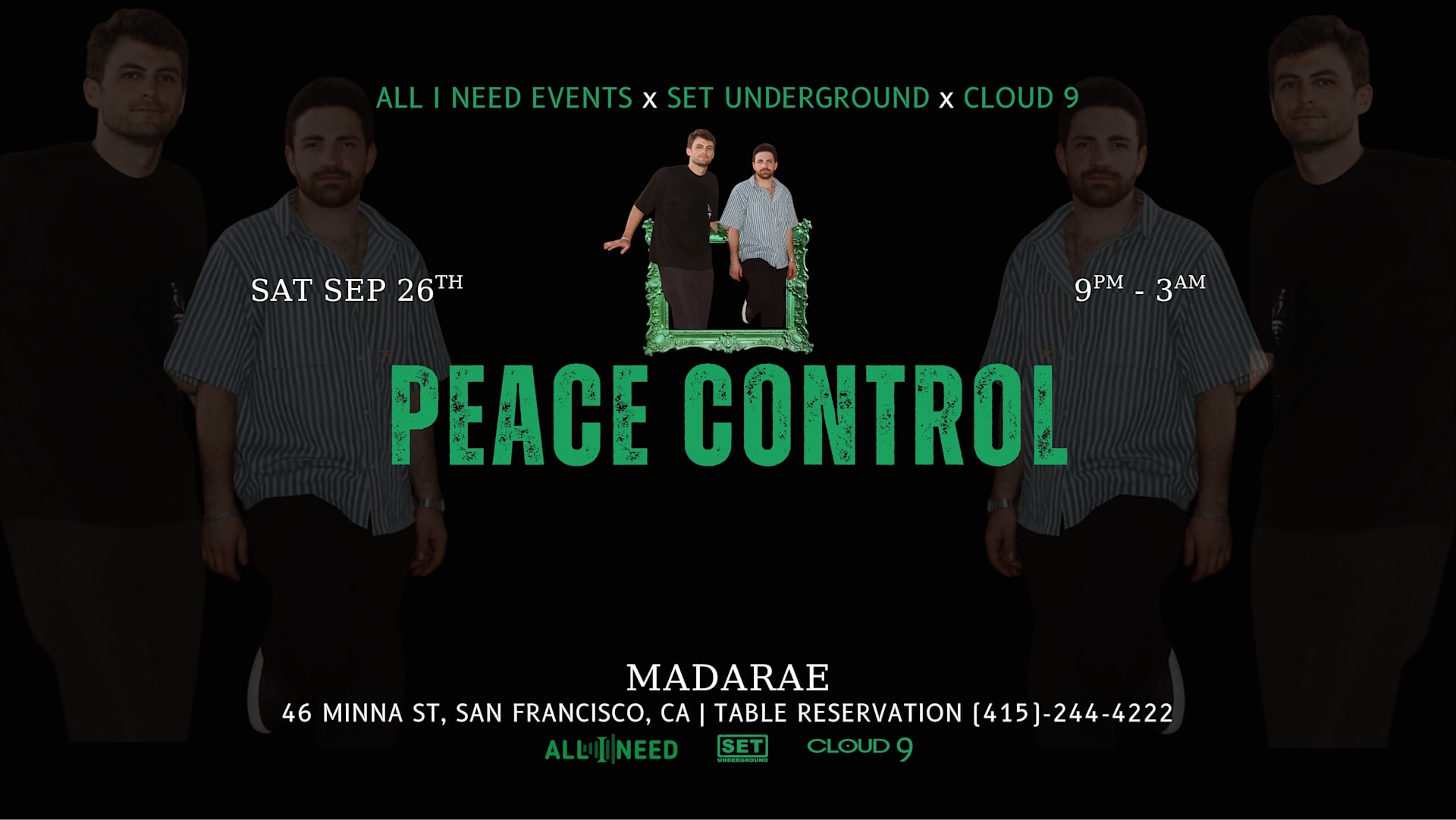 Peace Control  (Indie Dance & Afro House) At Madarae Cover