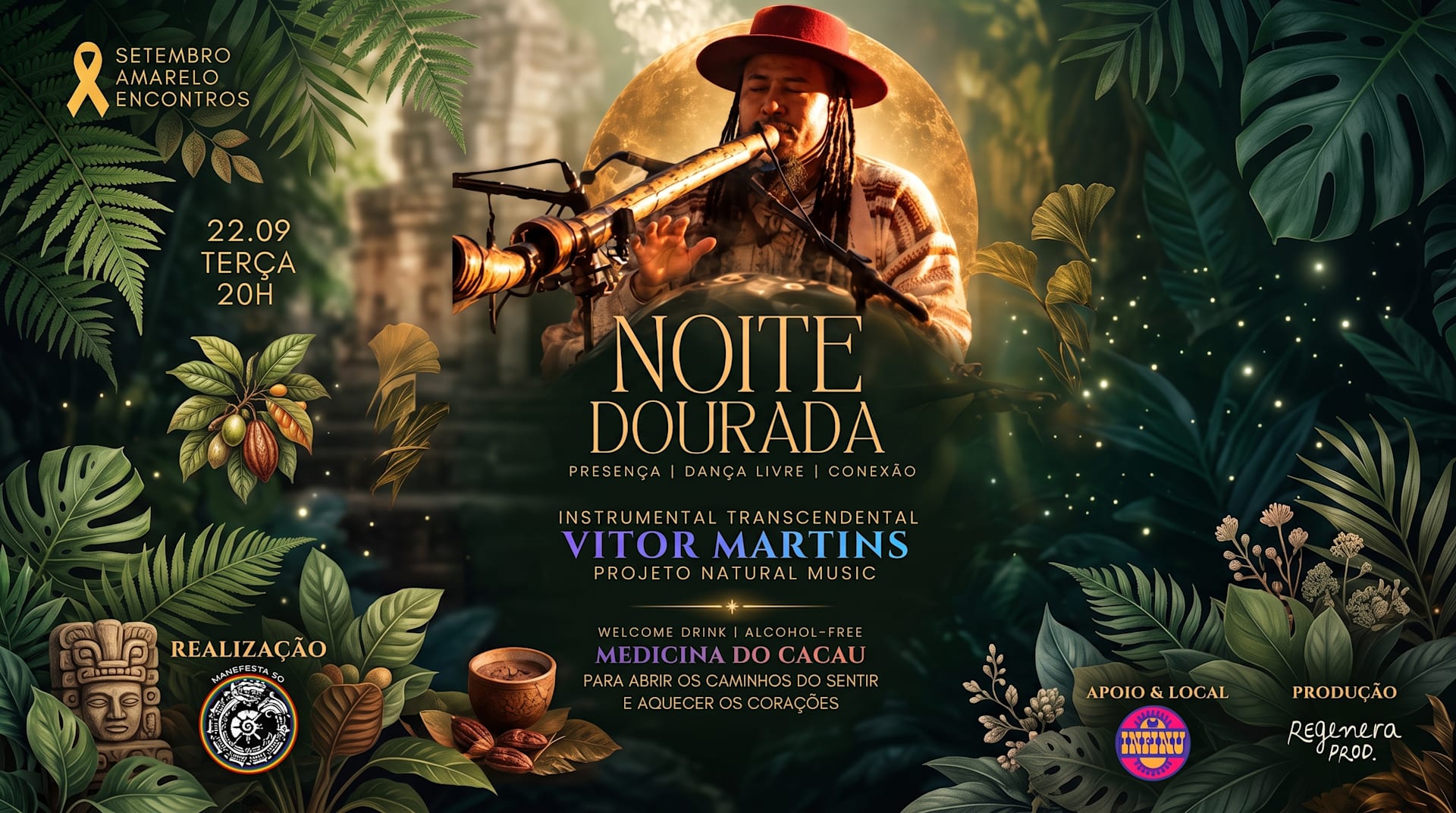 Noite Dourada Com Vitor Martins Em Brasília Cover