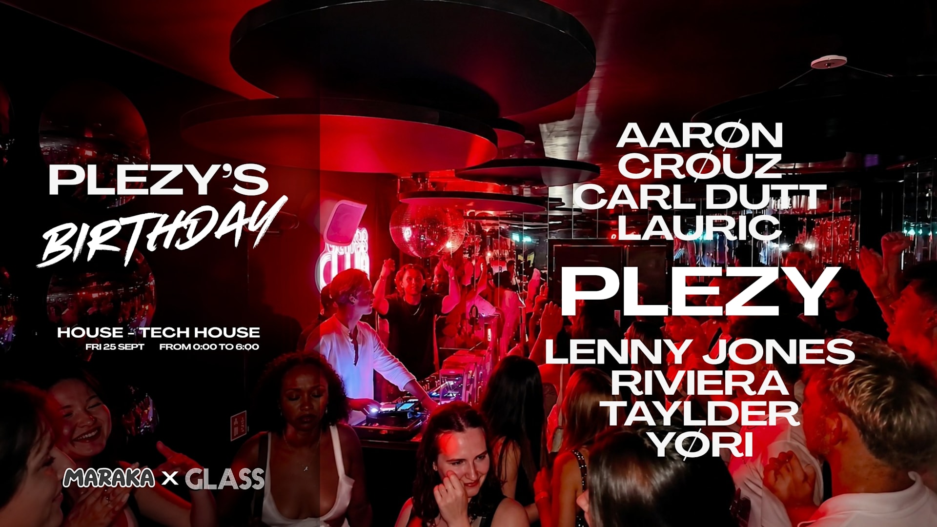 Plezy's Birthday - Maraka X Glass Club Cover