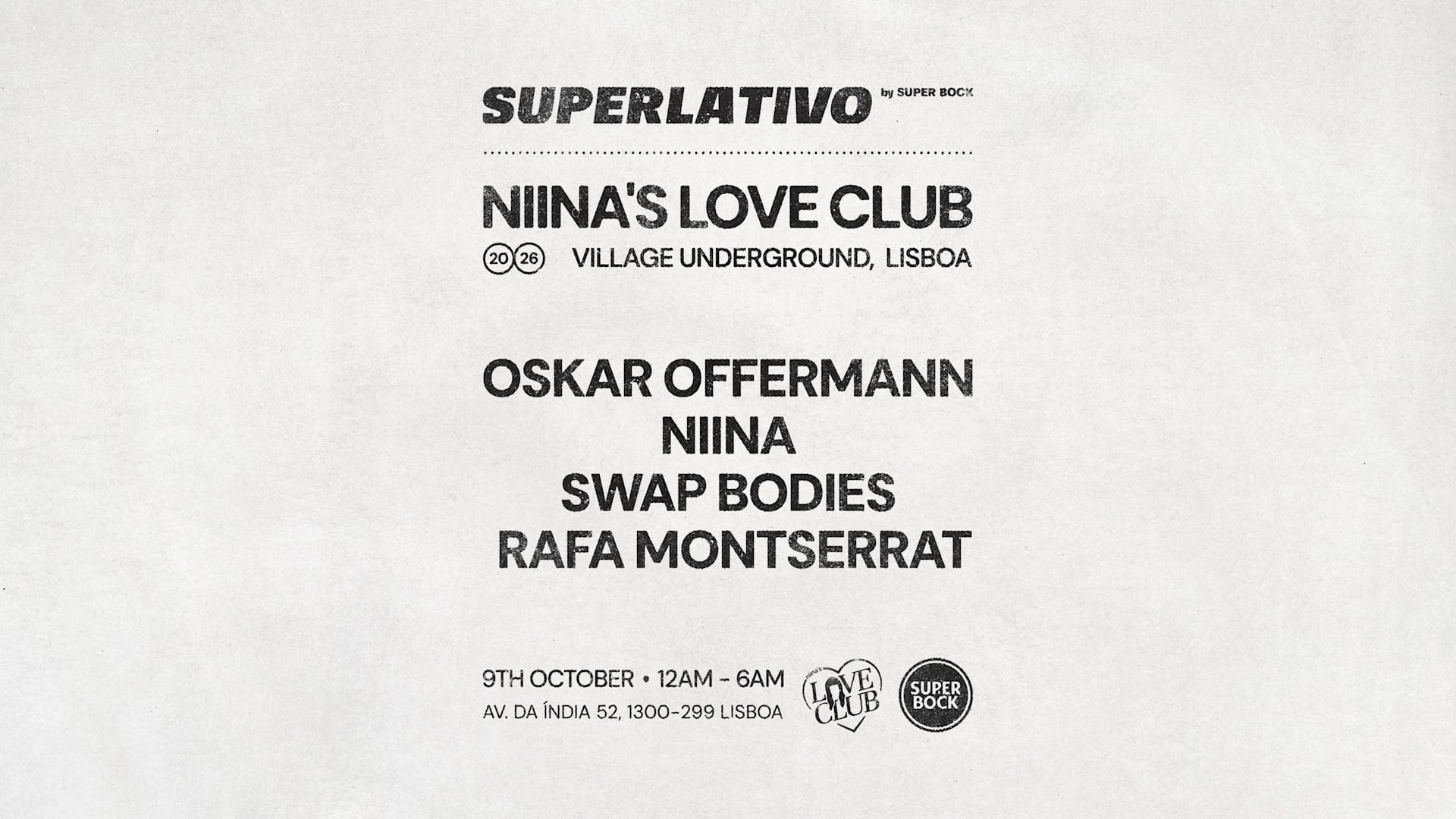 Superlativo By Super Bock: Niina’S Love Club Cover